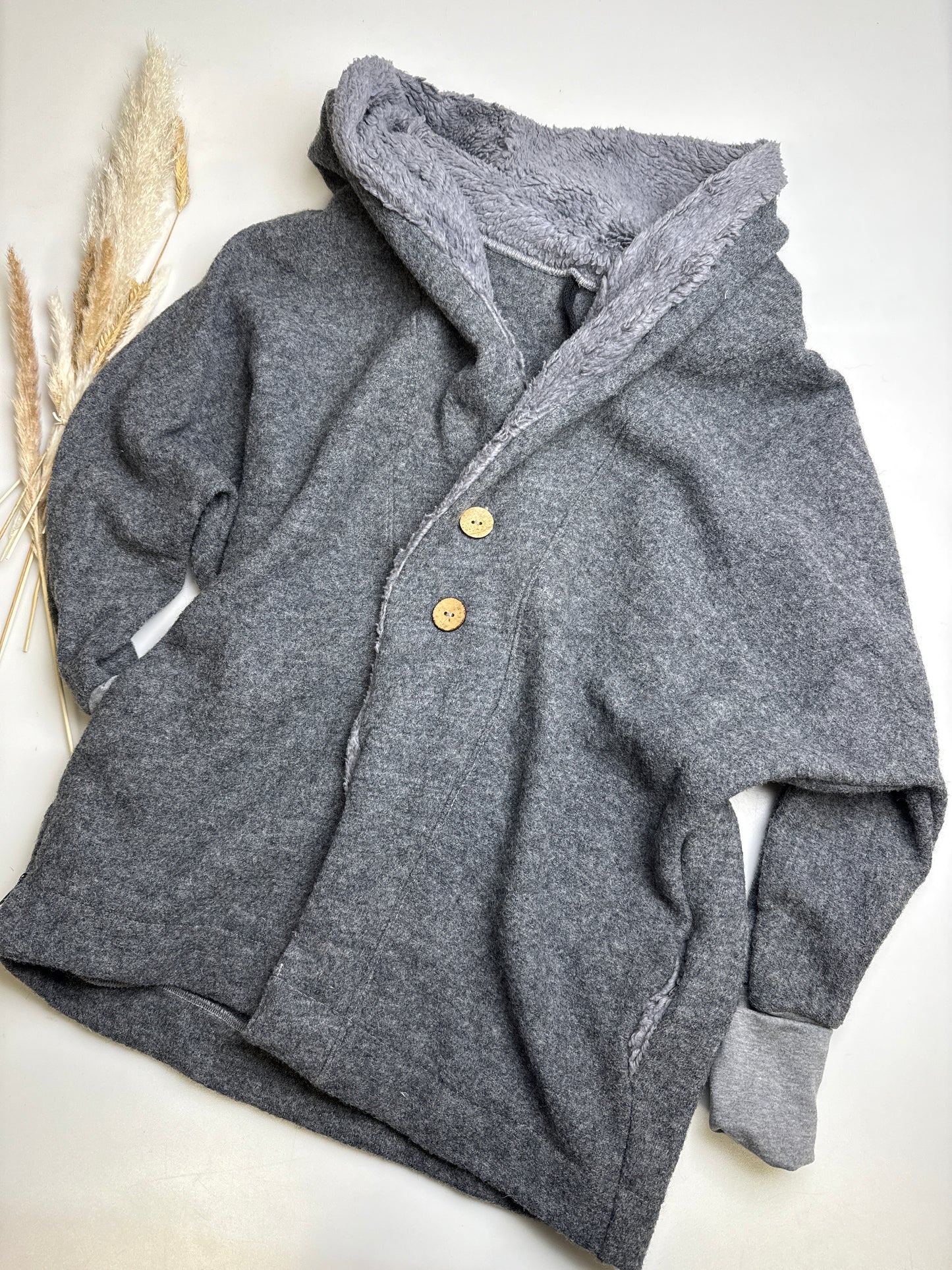 Mama Walkjacke Oversize- 44-46(48)GRAU