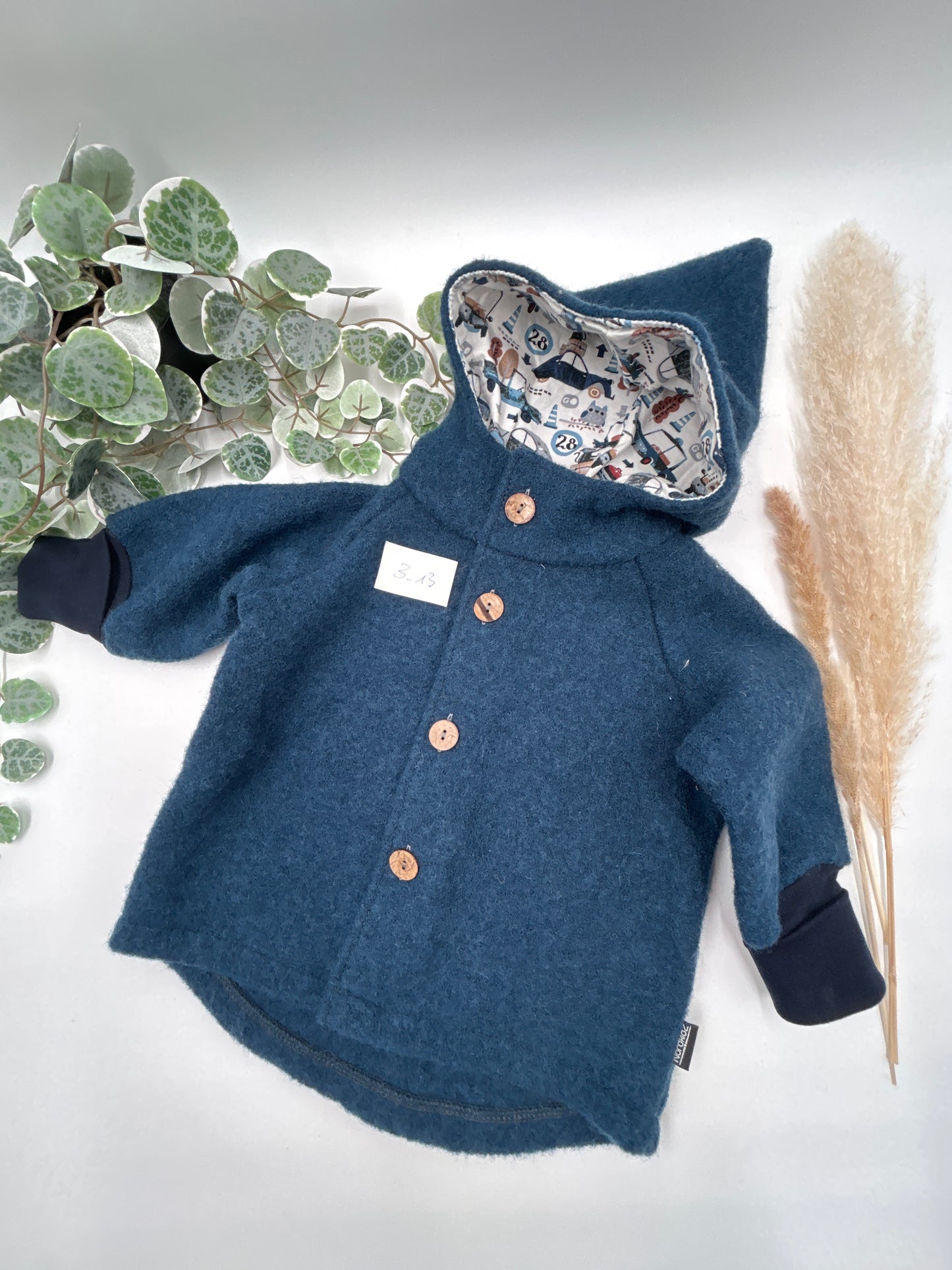Walkjacke - Denim, ungefüttert "Traffic" Gr. 3, 74/80 (3_13)