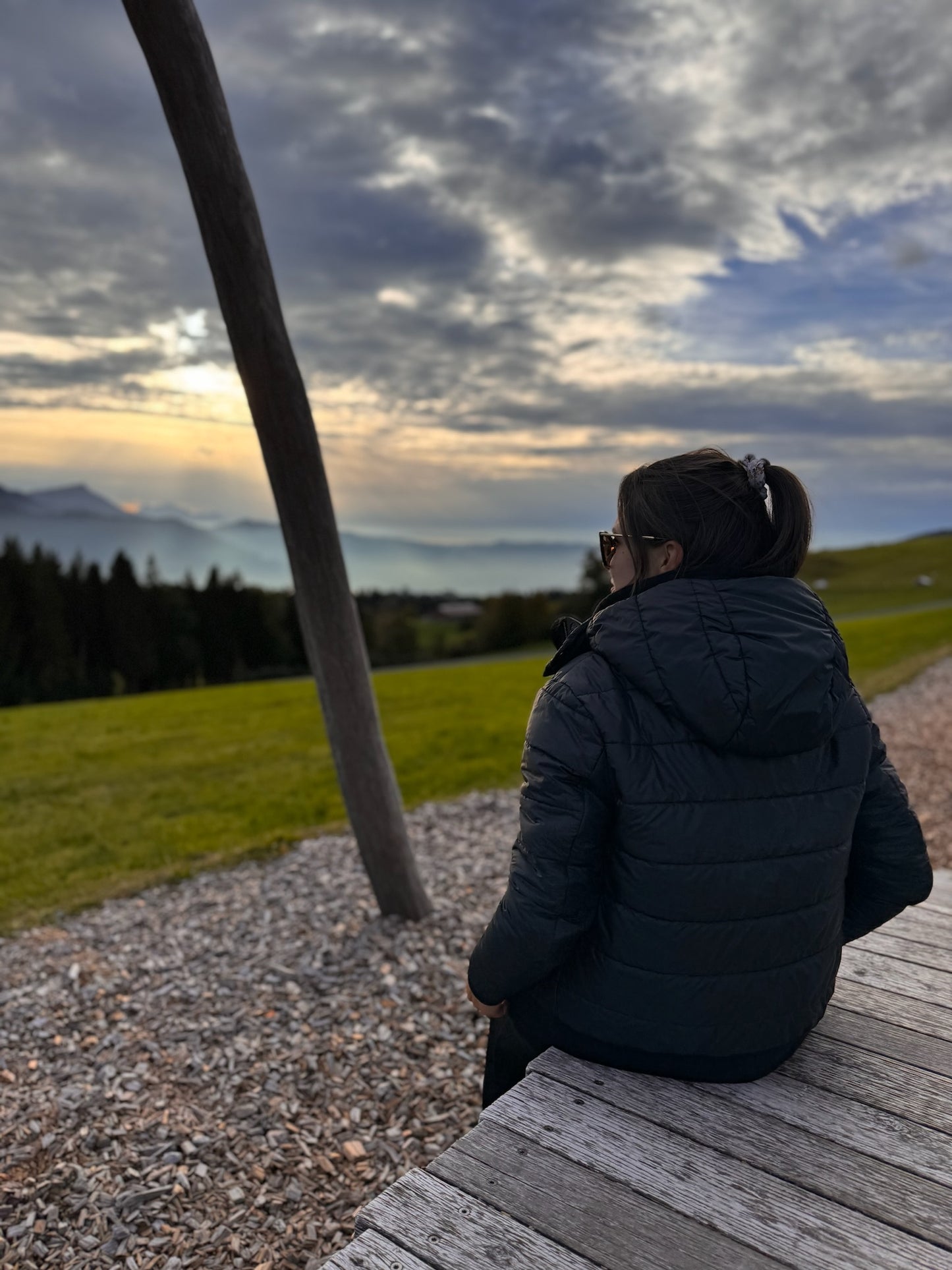 #19 Puffer Frühlingsjacke - black
