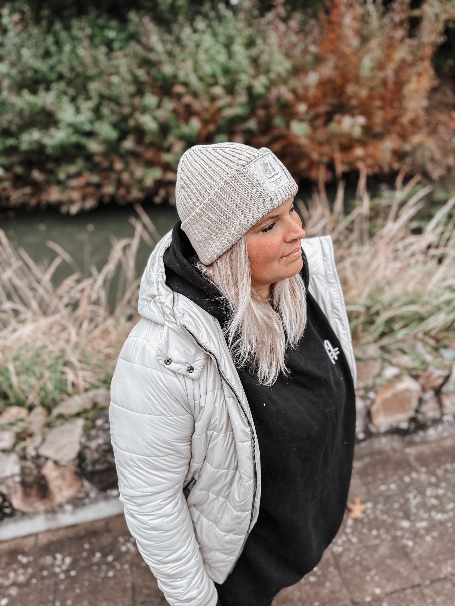 #19 Puffer Frühlingsjacke - Green clay