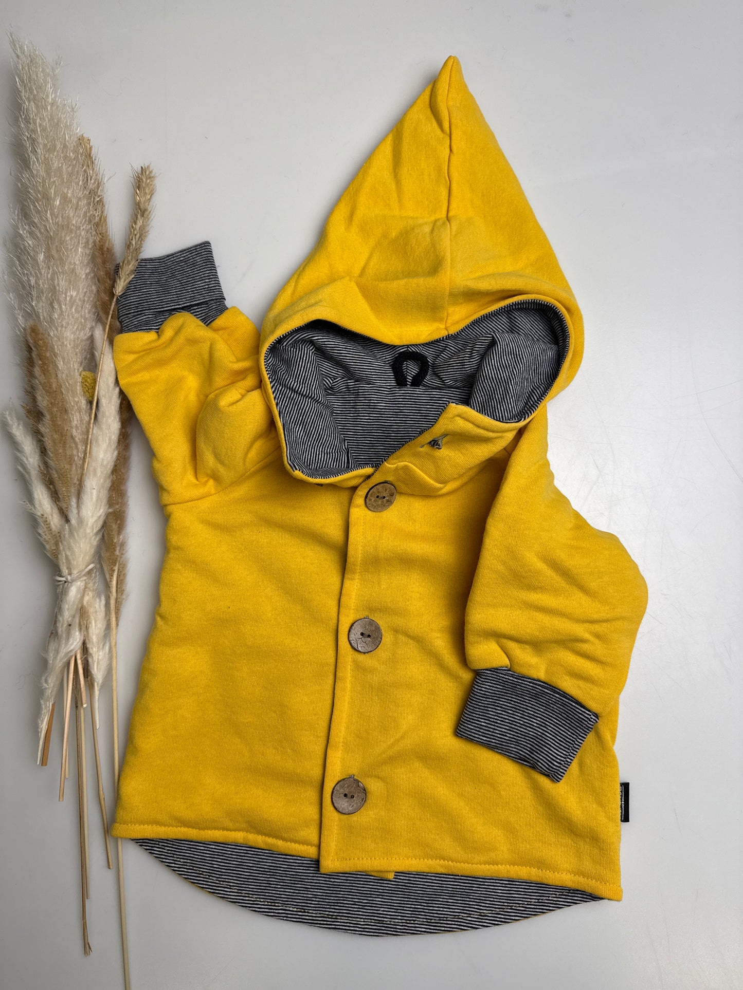 Sweatjacke Senf - 2 - 62/68