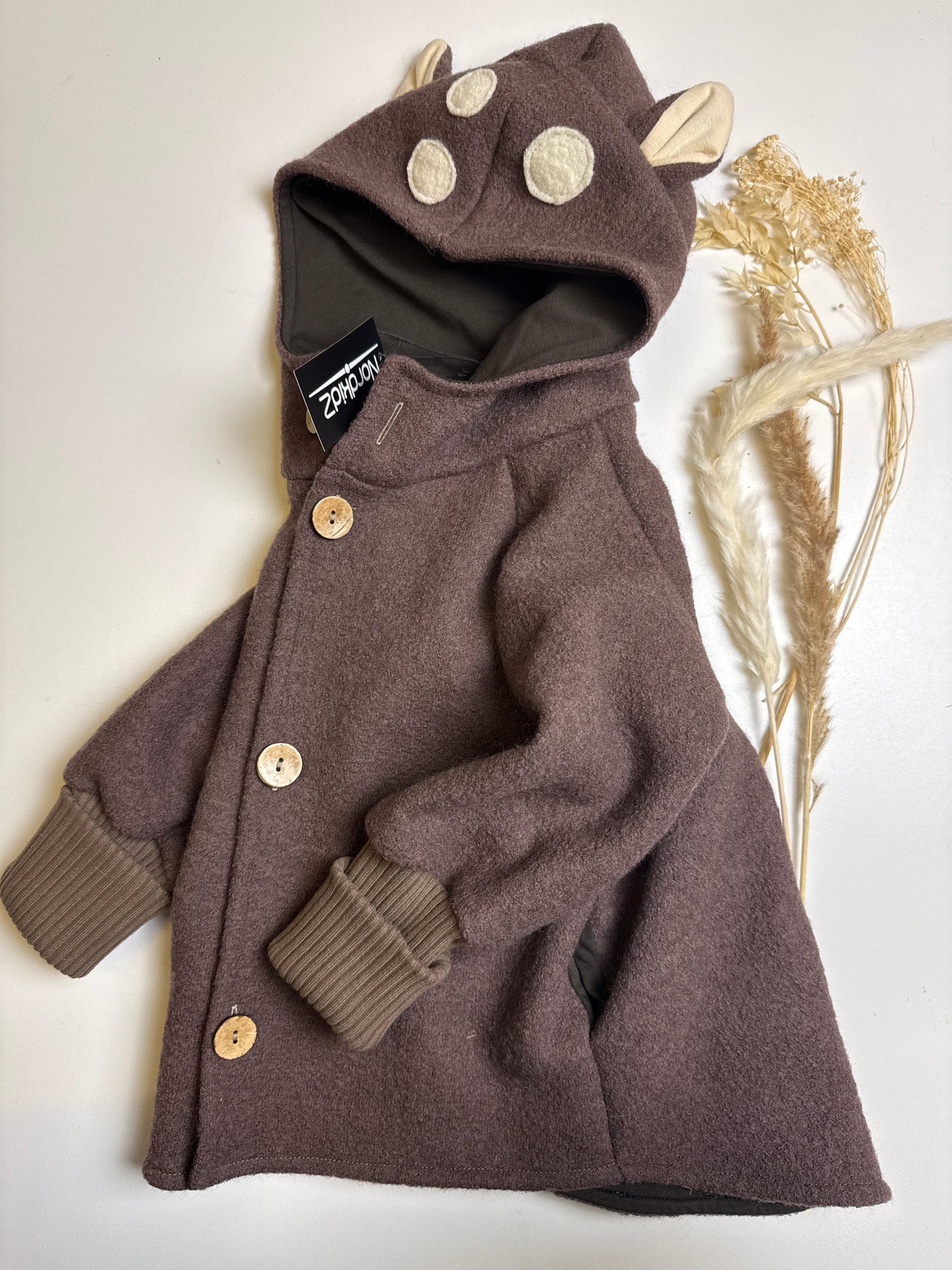 Walkjacke Rehlein Gr. 86/92