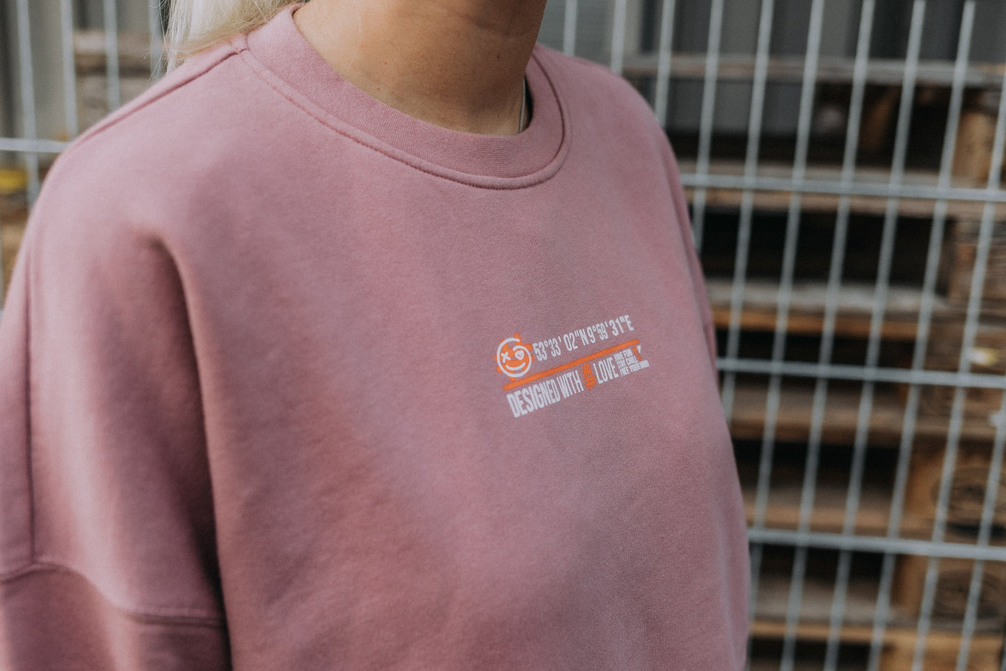 #19 Sweatshirt OVERSIZE "Good Vibes" - versch. Farben