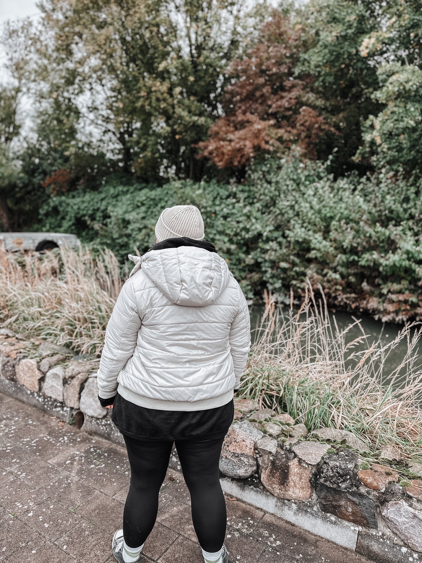 #19 Puffer Frühlingsjacke - Green clay