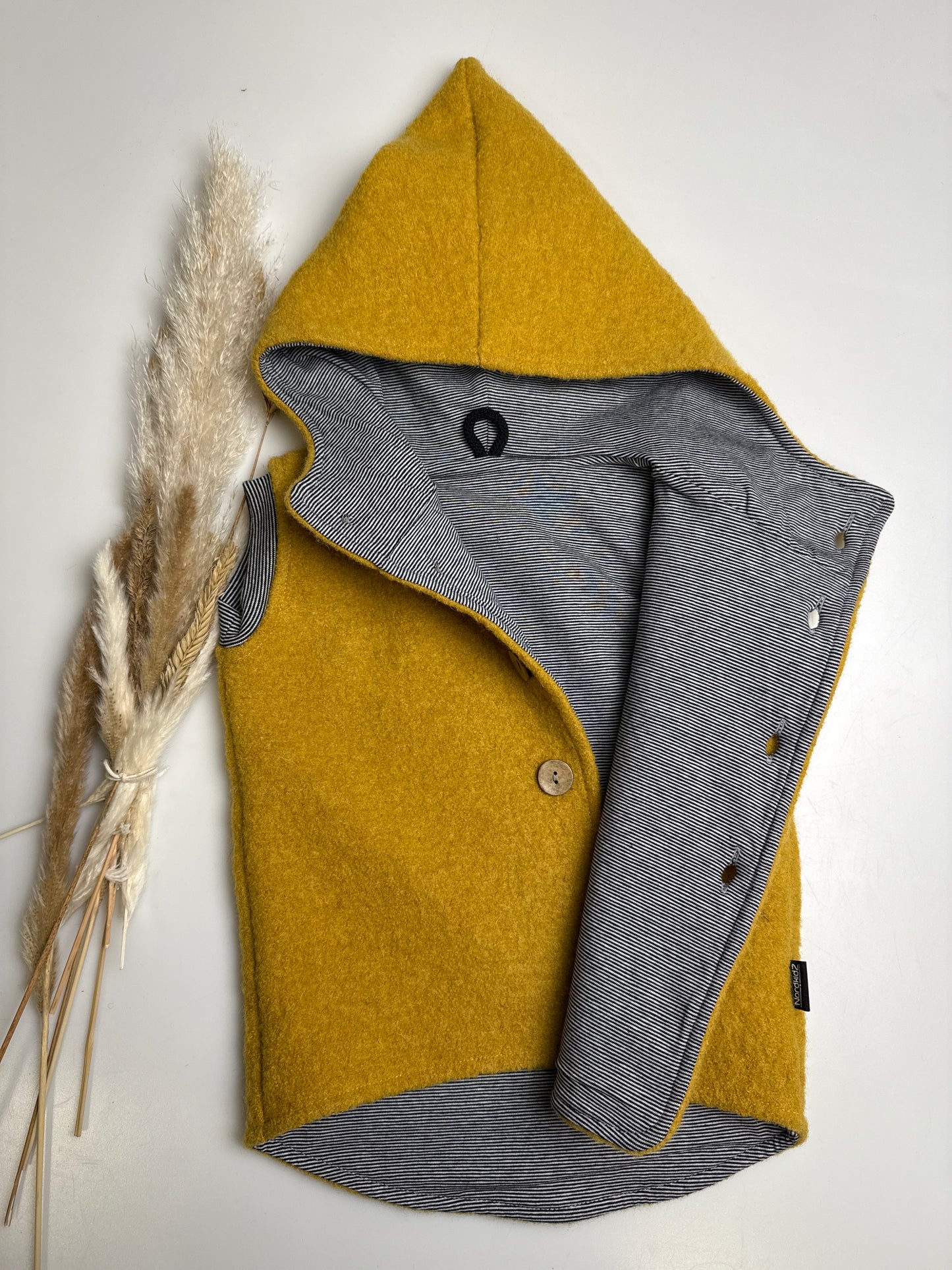 Walkweste Senf - 74/80 (fällt größer aus!)