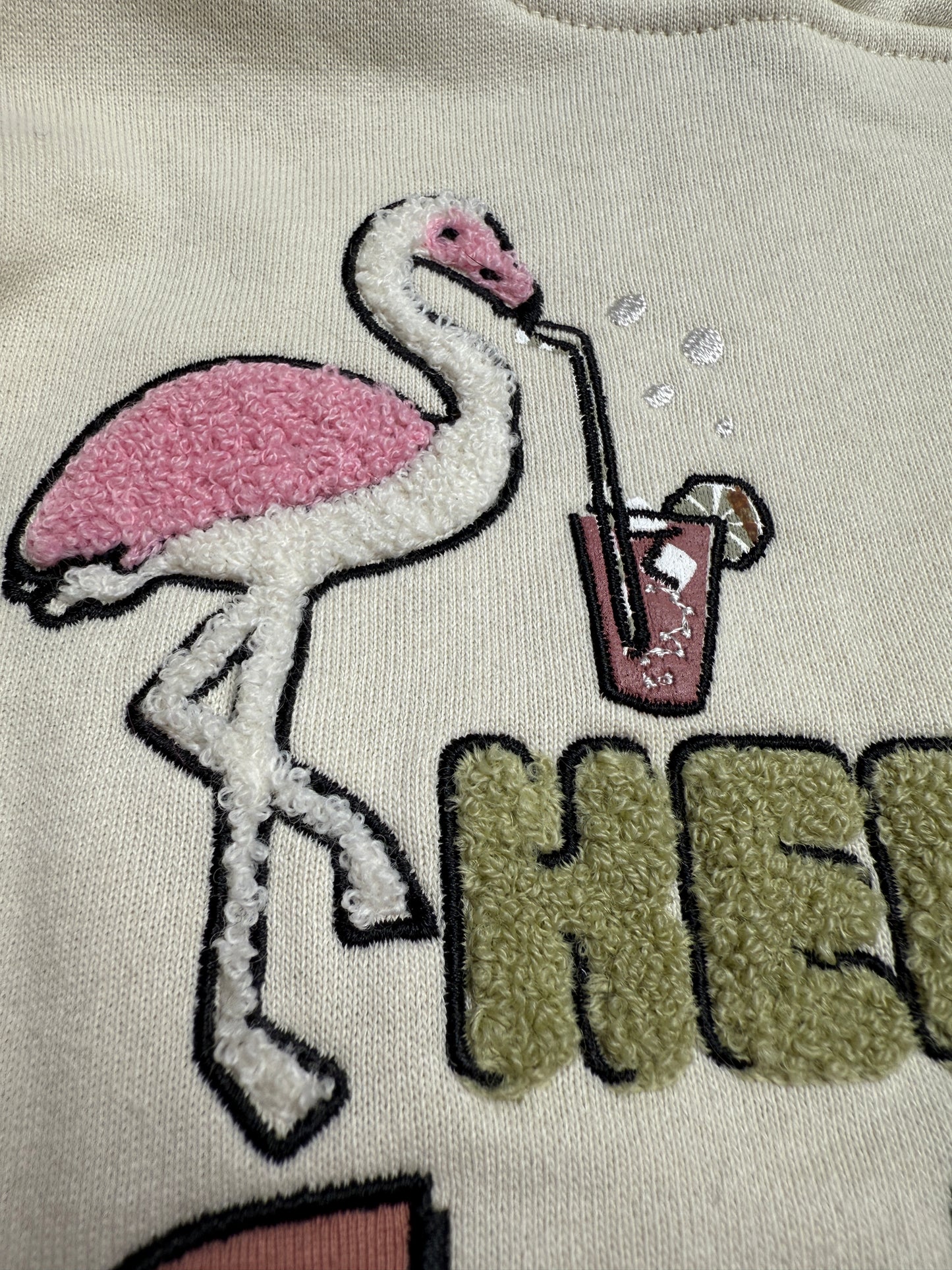 Hoodie „Keep Smiling creme“ – Bio-Baumwolle trifft gute Laune