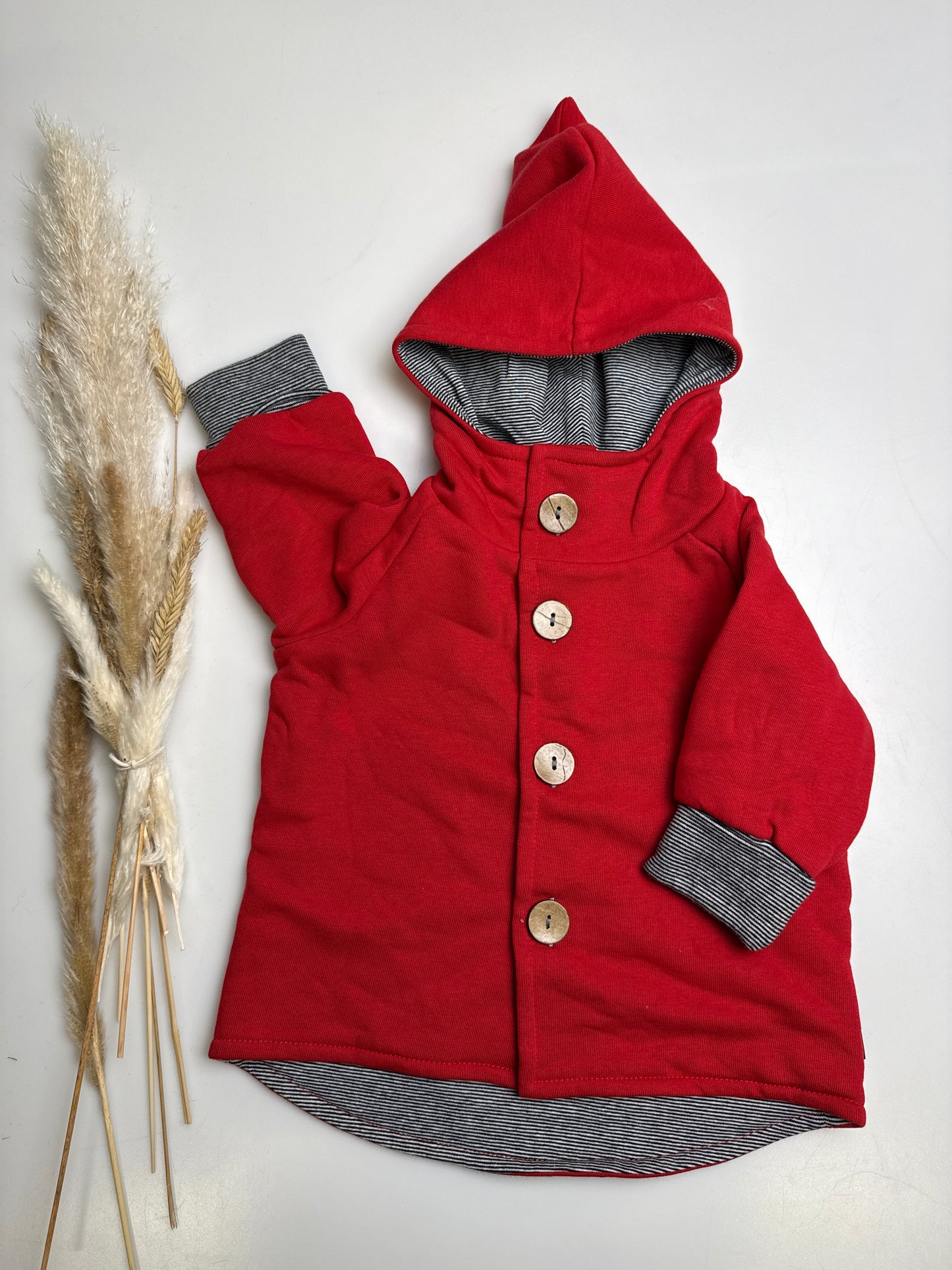 Sweatjacke ROT - 2 - 62/68