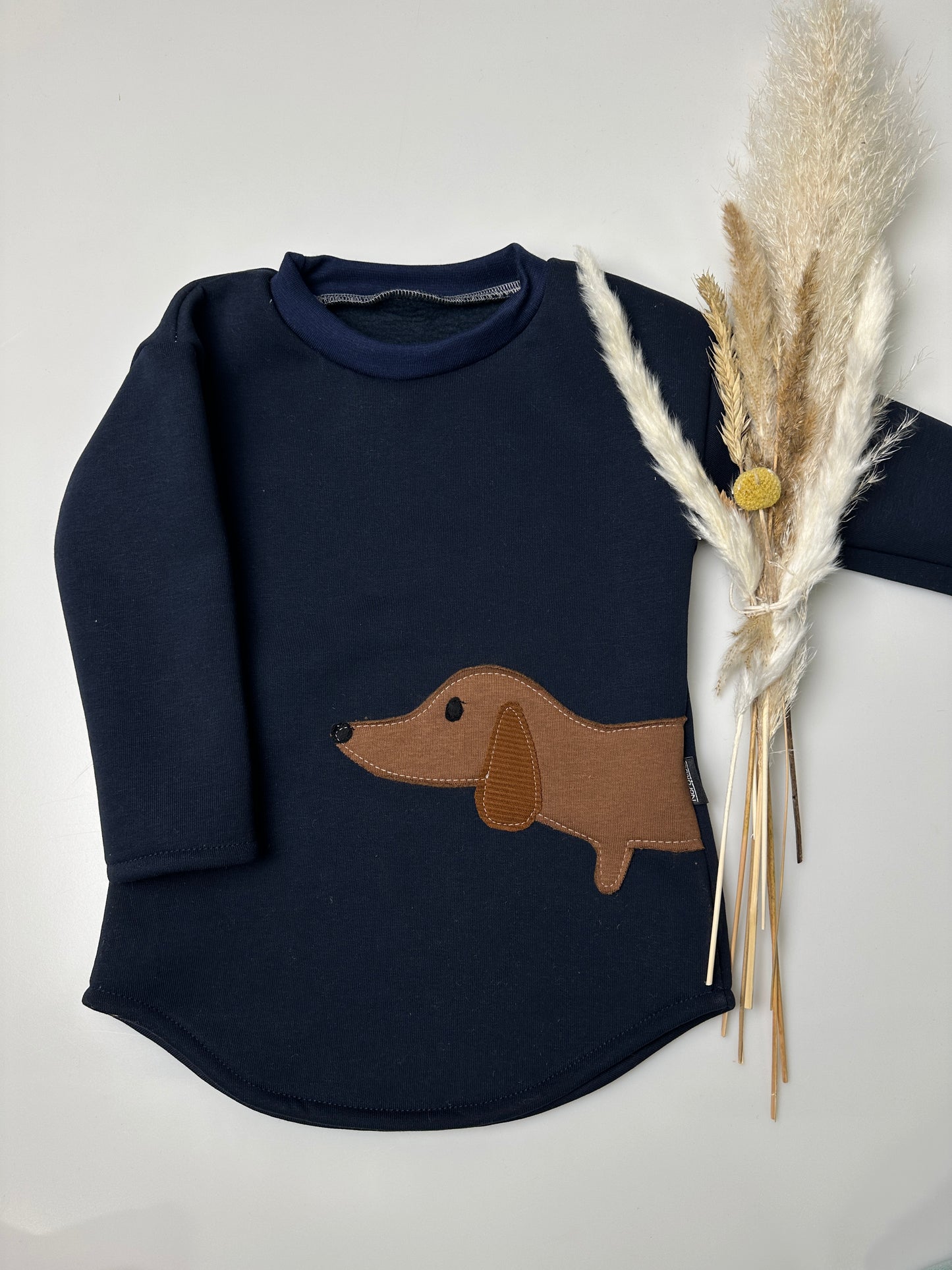 Kuschel Sweat-Shirt - „kleiner Dackel“