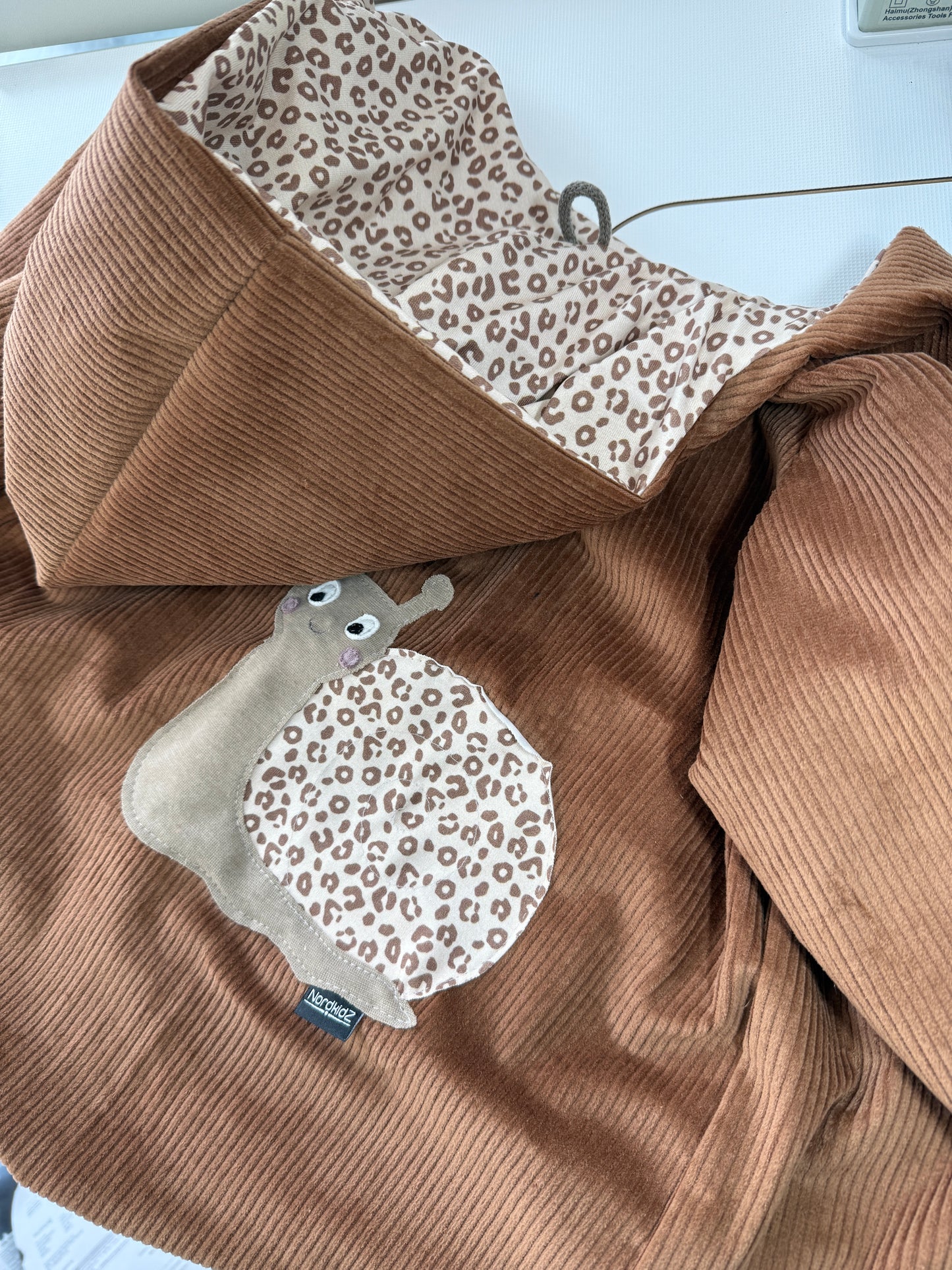 CORD Jacke Haselnuss / turbo Schnecke & Leo