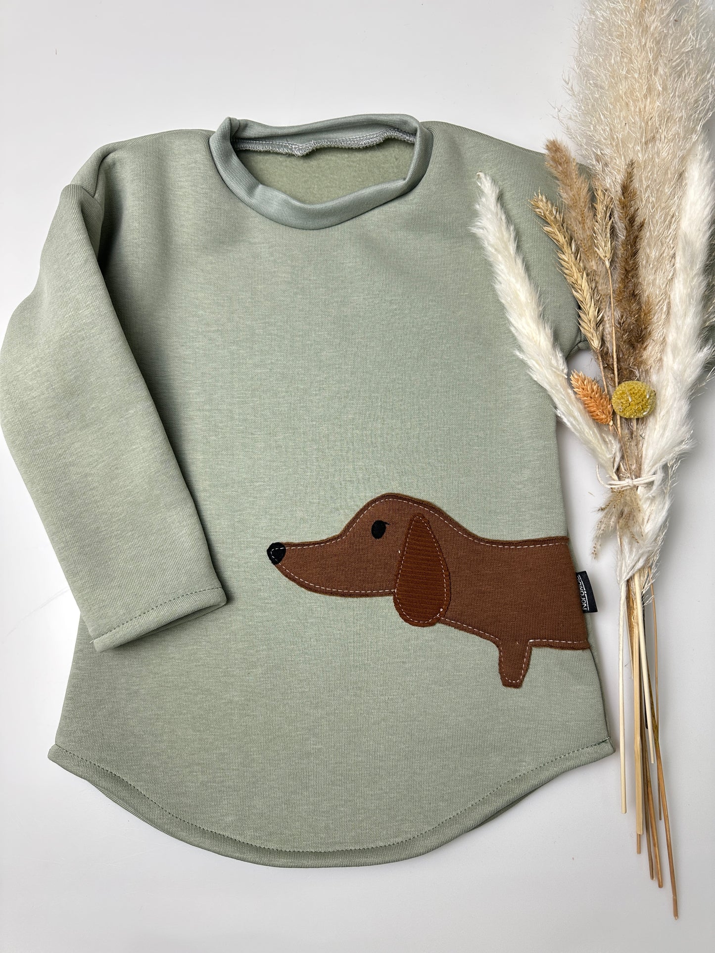 Kuschel Sweat-Shirt - „kleiner Dackel“