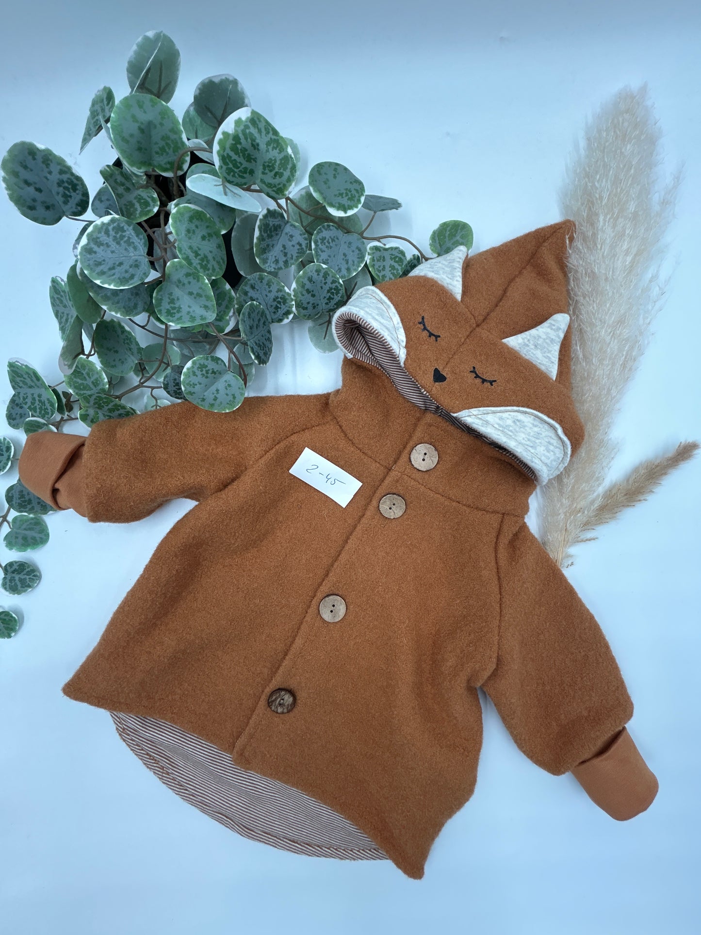 Walkjacke - "Fuchs" Gr. 2, 62/68 (2_45)