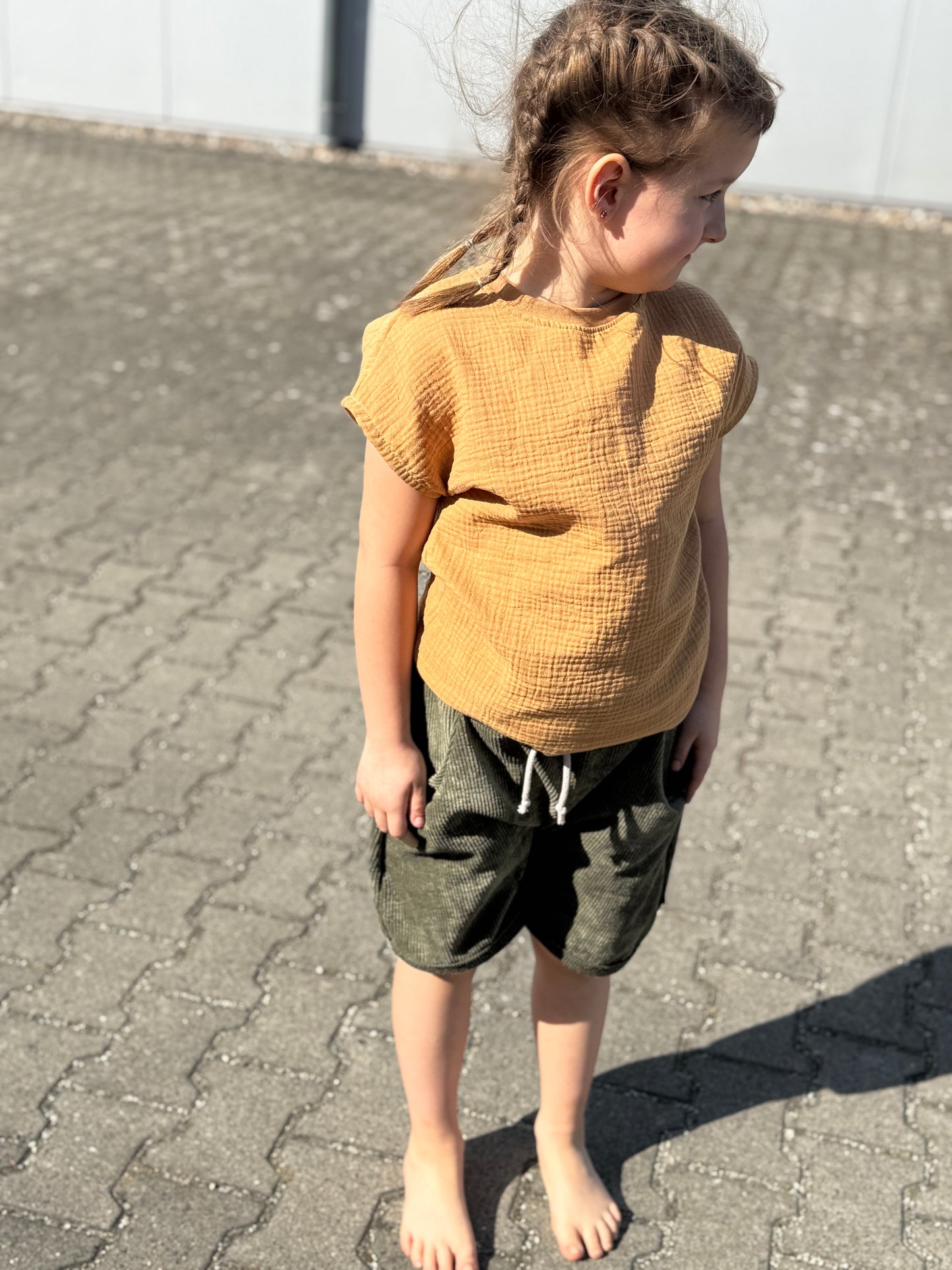 Lässige Musselin T-Shirts - versch. Farben
