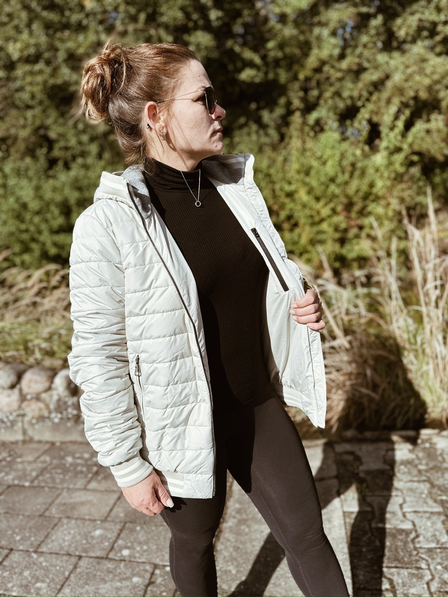 #19 College Frühlingsjacke - Green clay