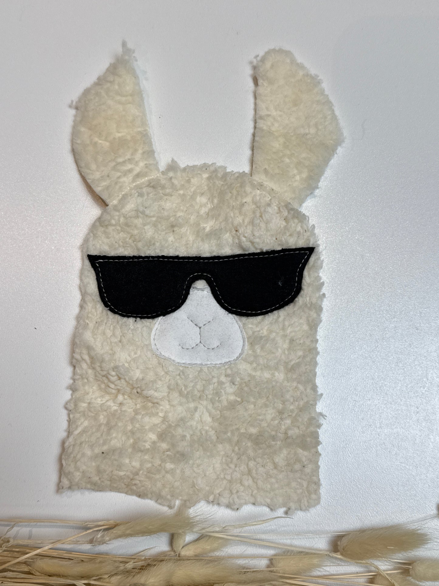 Applikation - Lama mit Sonnenbrille