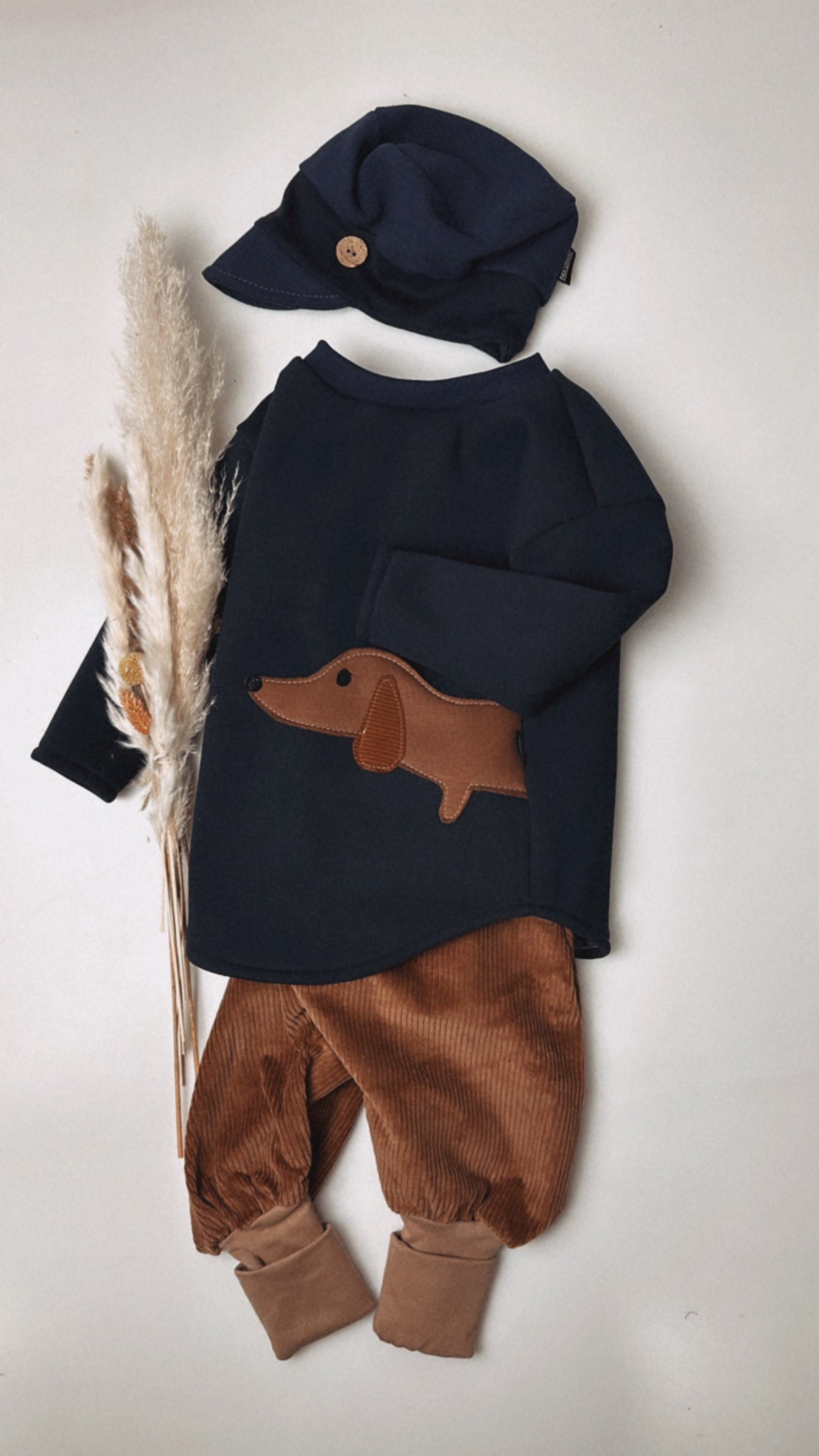 Kuschel Sweat-Shirt - „kleiner Dackel“