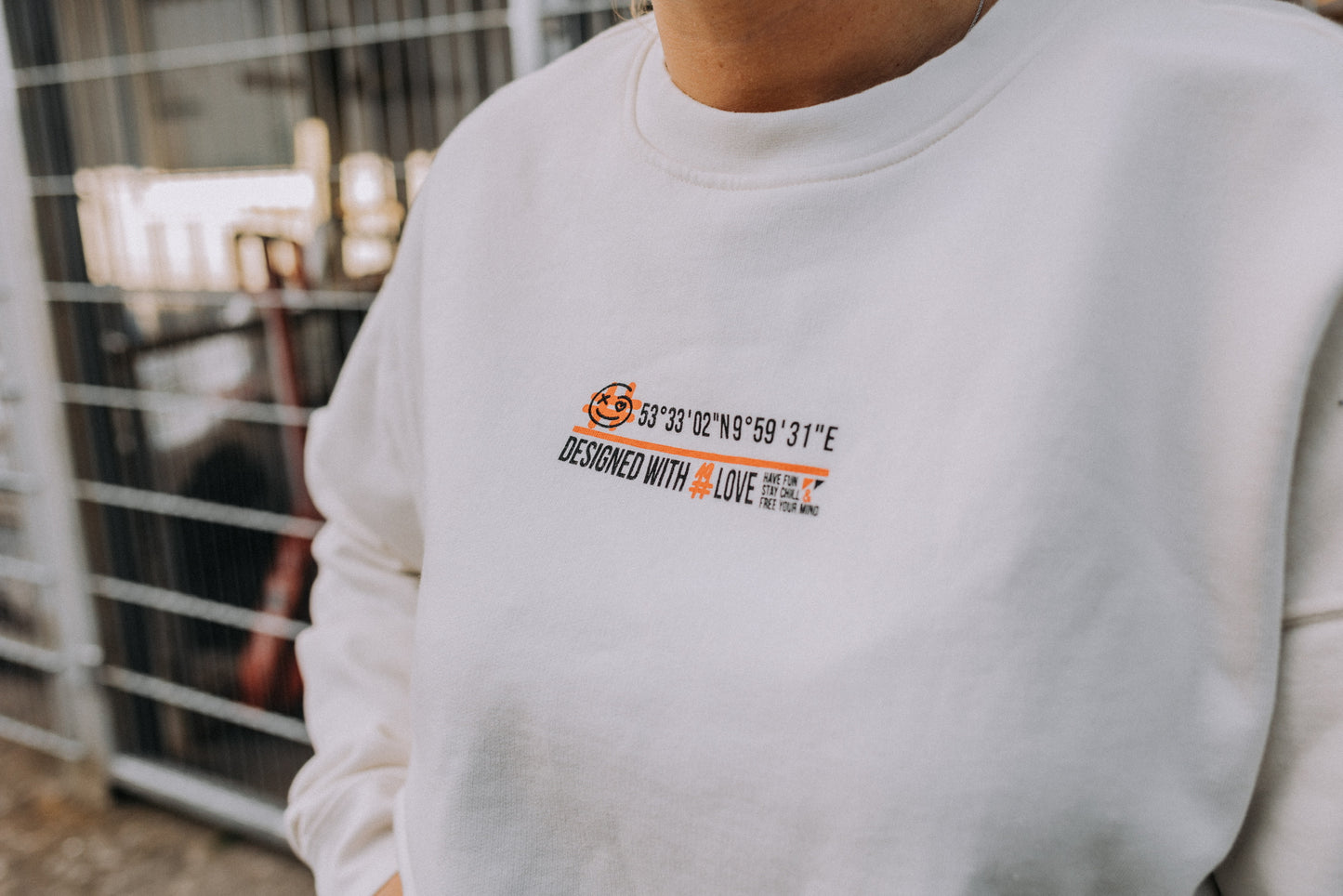 #19 Sweatshirt OVERSIZE "Good Vibes" - versch. Farben
