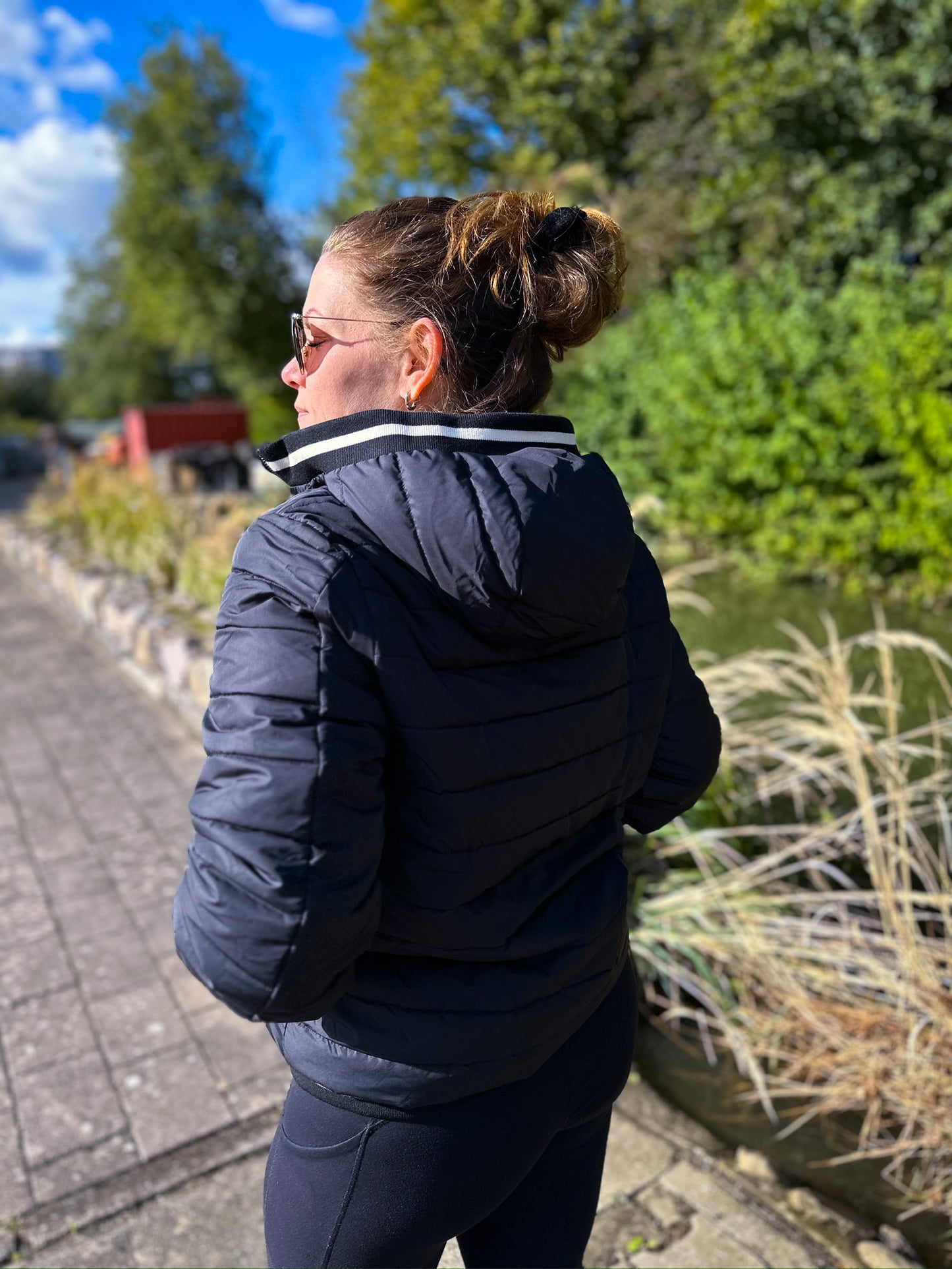#19 College Frühlingsjacke black