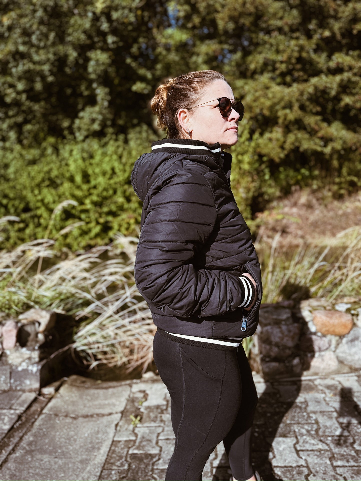 #19 College Frühlingsjacke black