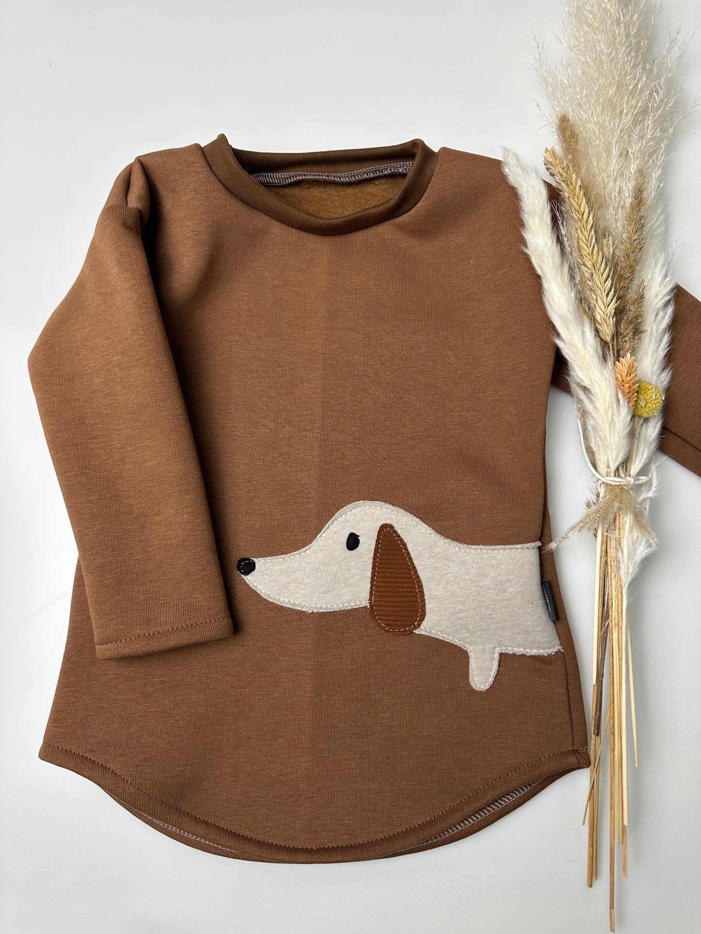 Kuschel Sweat-Shirt - „kleiner Dackel“