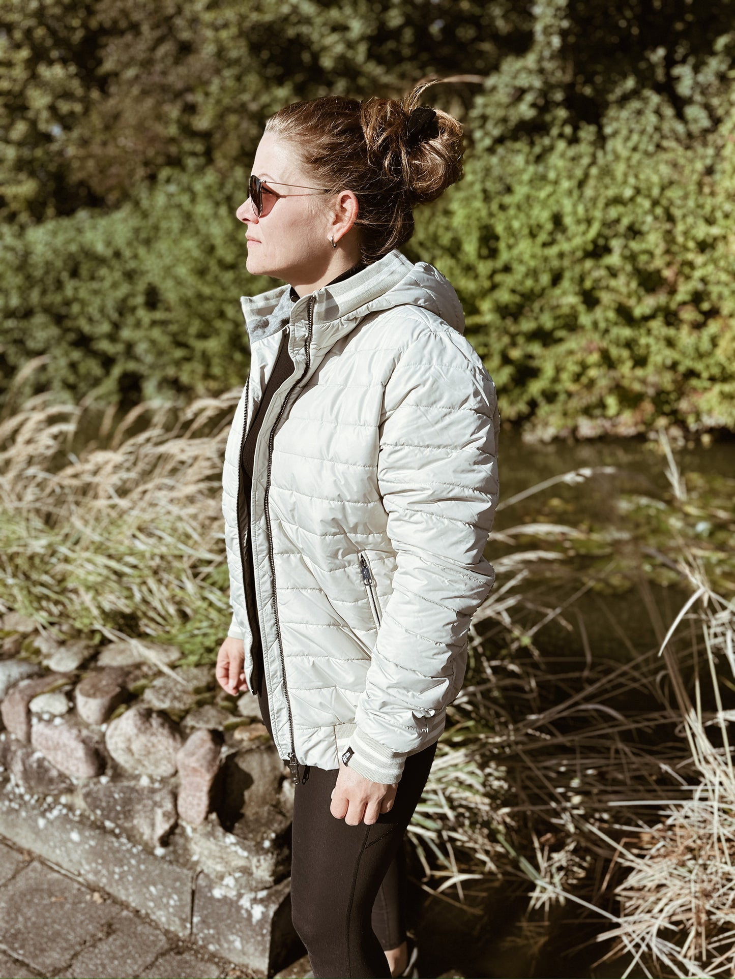 #19 College Frühlingsjacke - Green clay