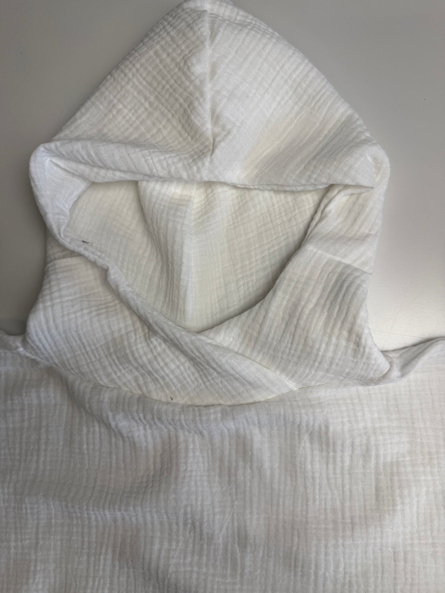 Musselin Badeponcho - offwhite