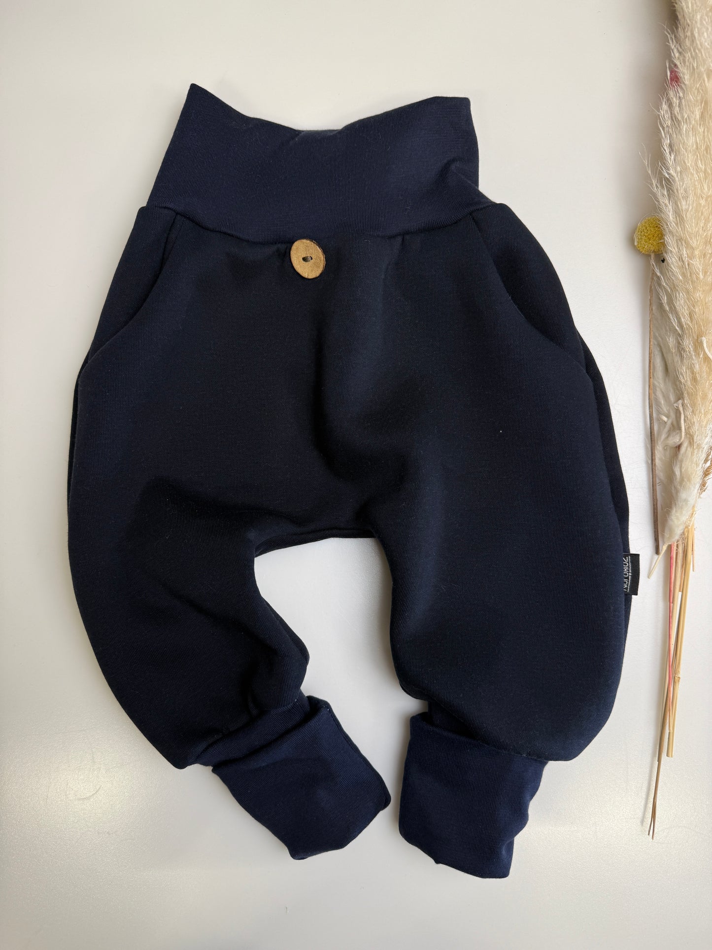 🍂 Mitwachsende Sweat-Knicker – Navy