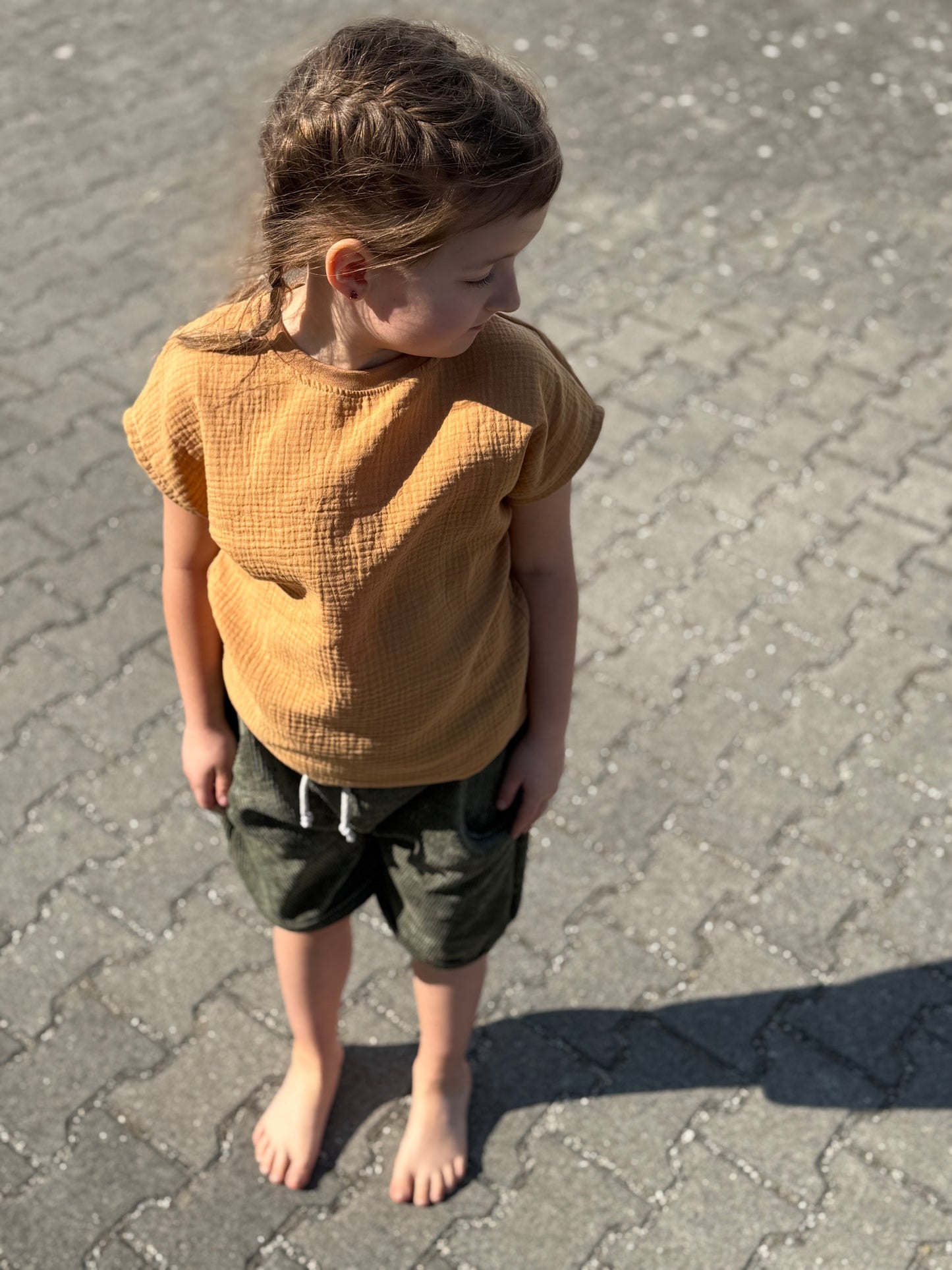 Lässige Musselin T-Shirts - versch. Farben