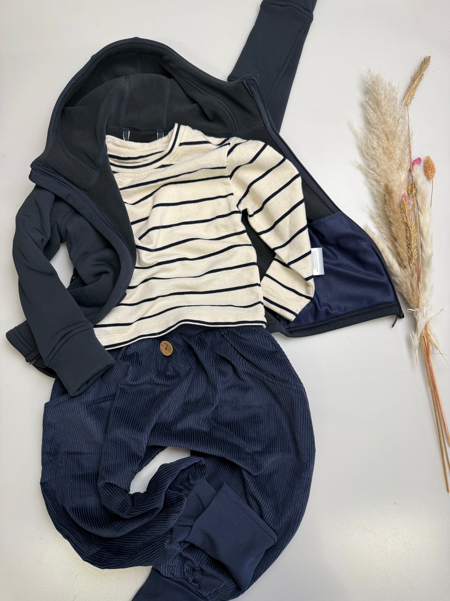⚓️ Funktionsjacke „navy“ – atmungsaktiv, mit Reißverschluss, recycelt & unisex