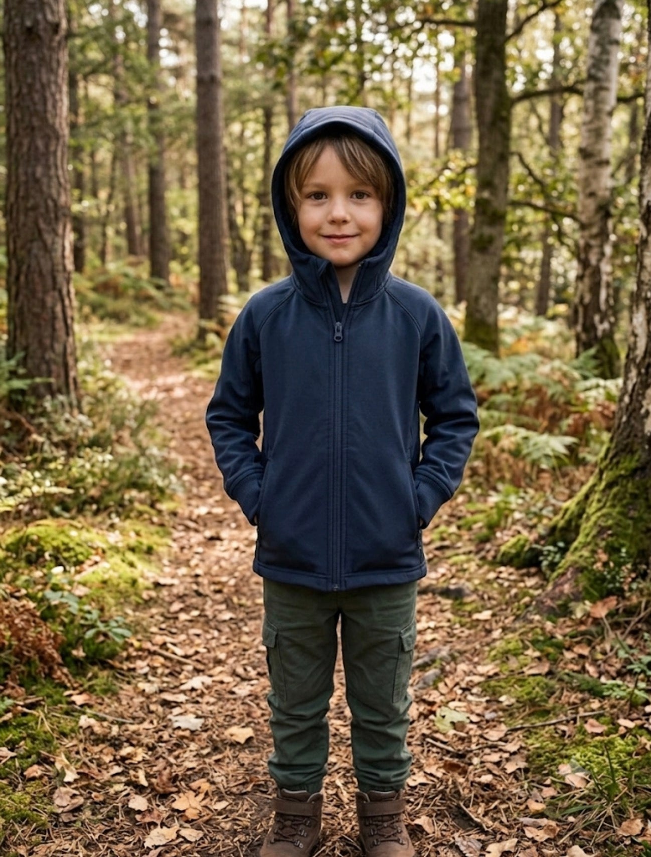 Funktionsjacke Camping - Navy - Gr. 5 - 98/104