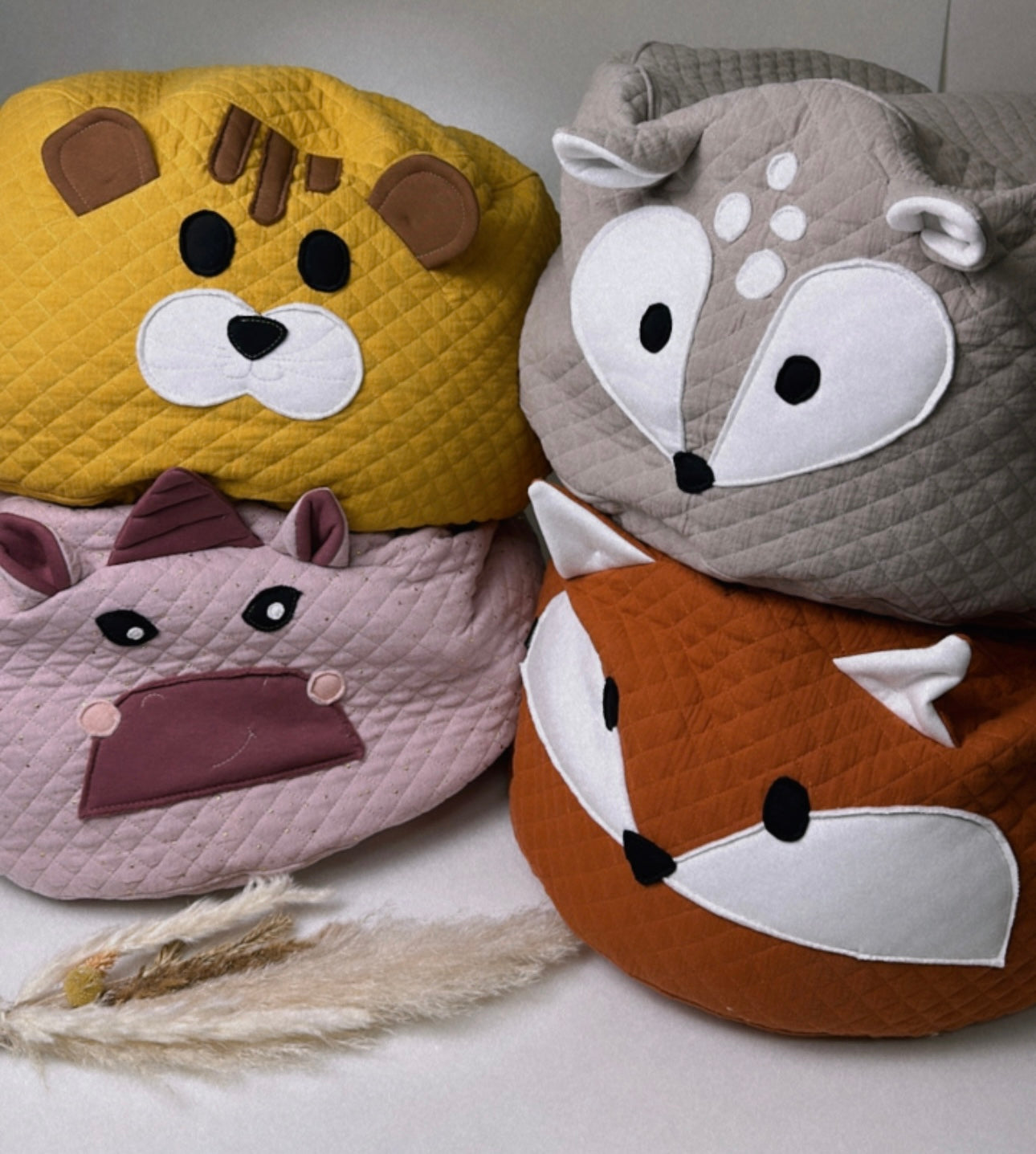 Sitzsack Hülle - Kuscheltierversteck - Tierchen