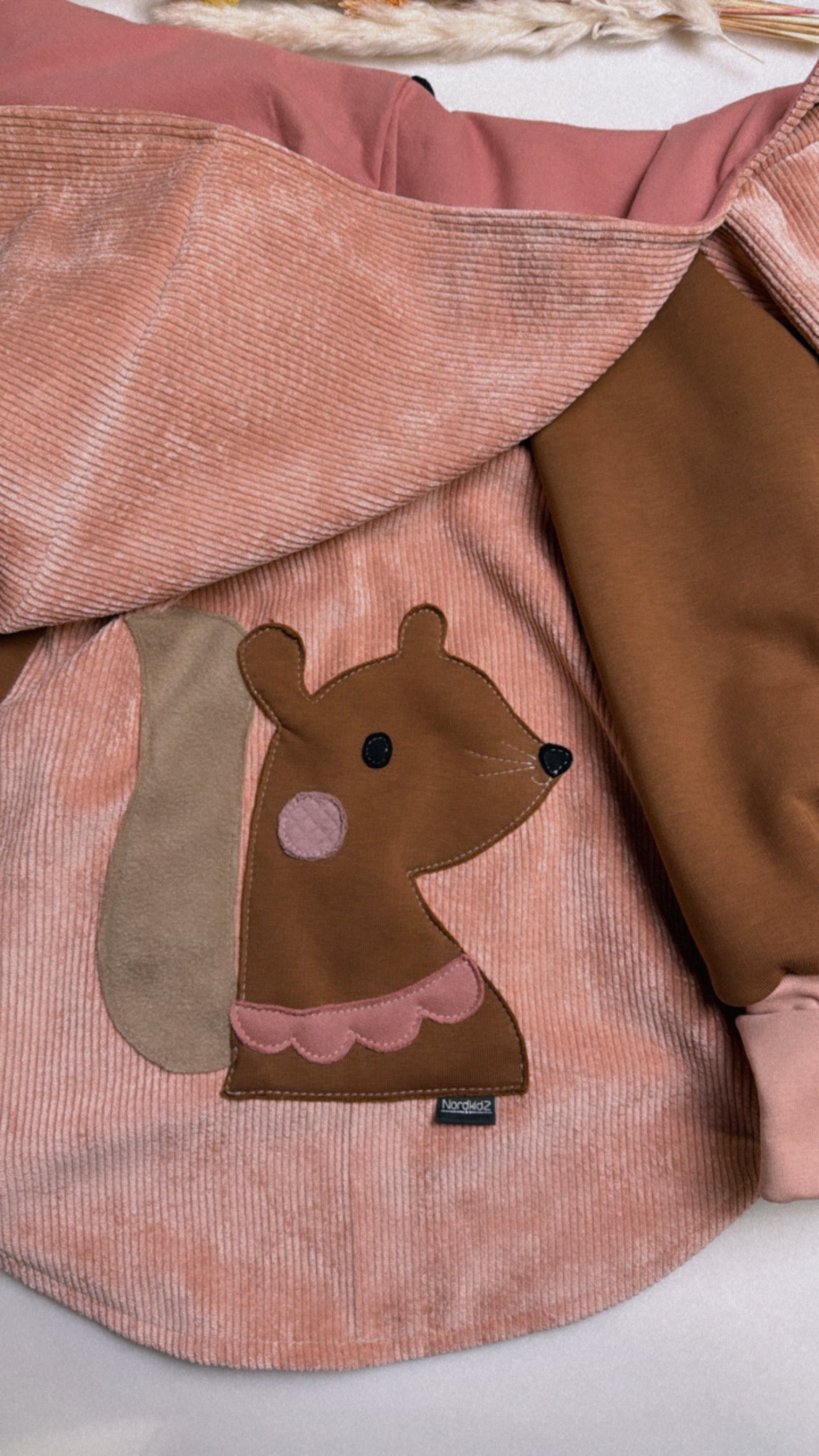 Applikation - „Eichhörnchen Mädchen“