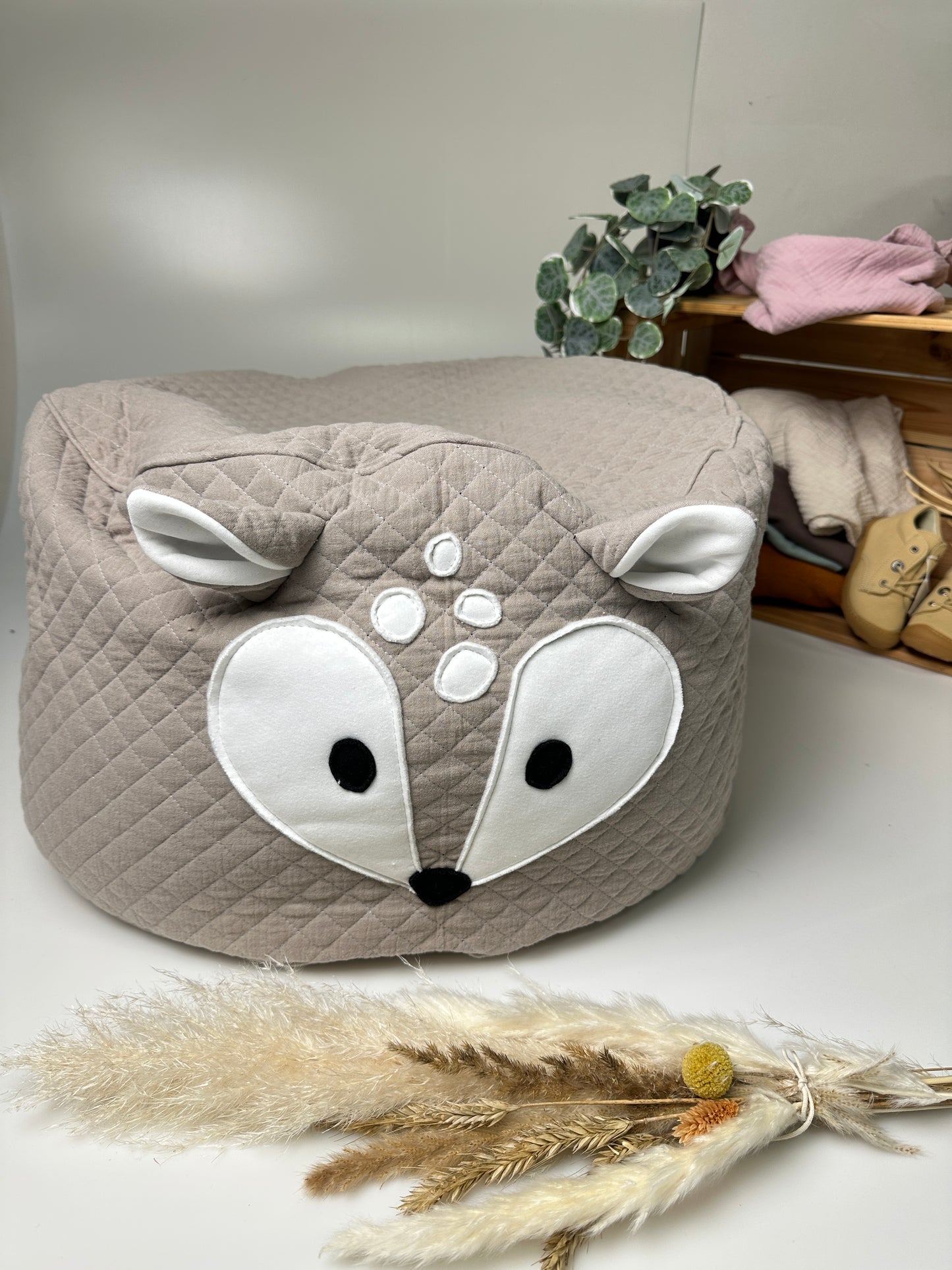 Sitzsack Hülle - Kuscheltierversteck - Tierchen