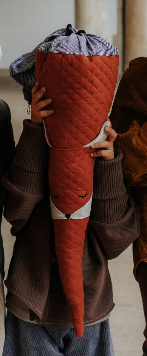 Schultüte "Fuchs" Musselin-Stepp