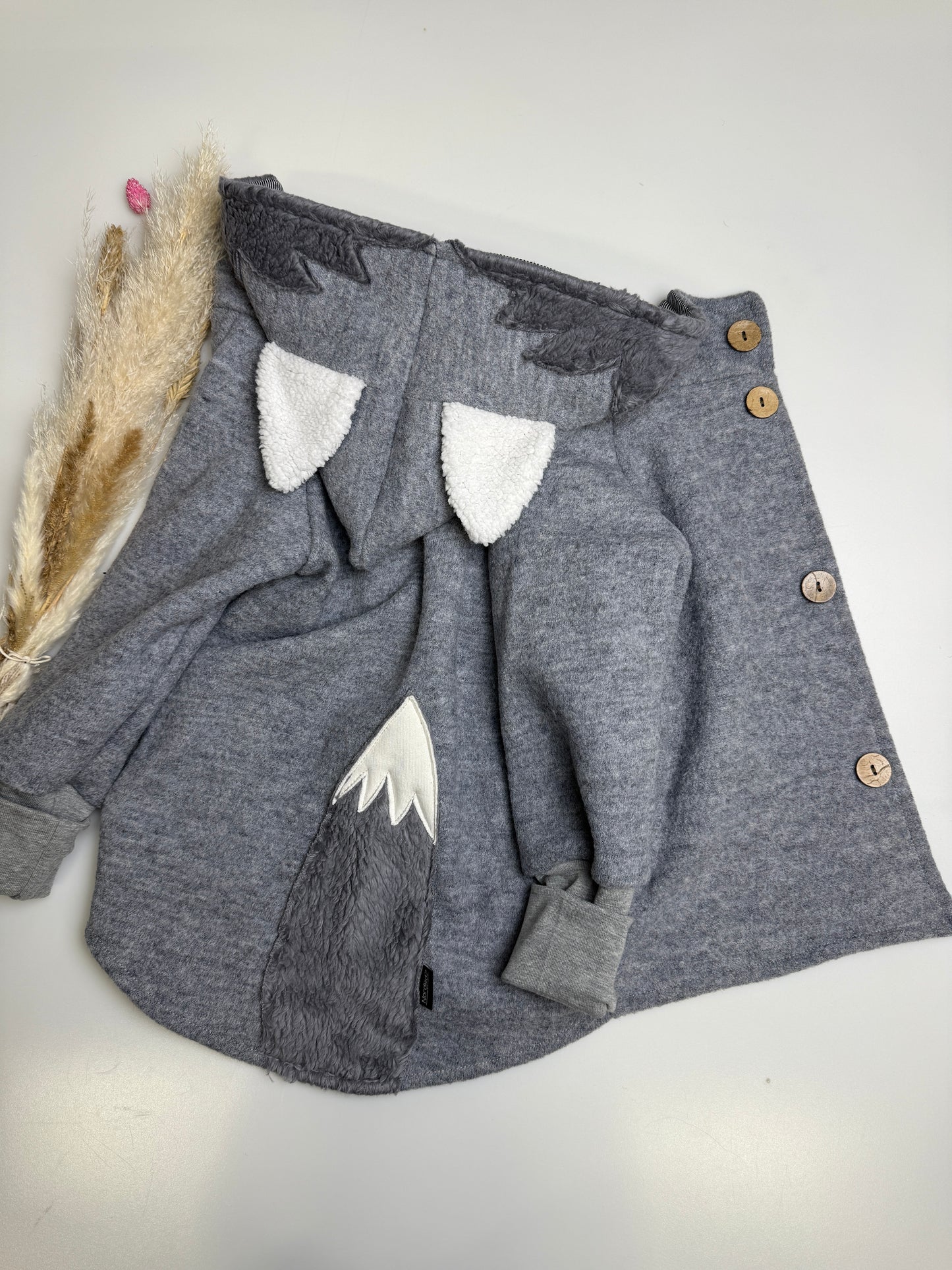 WOLF 🐺 Wolljacke für Kinder – handgemacht, mulesingfreie Schurwolle