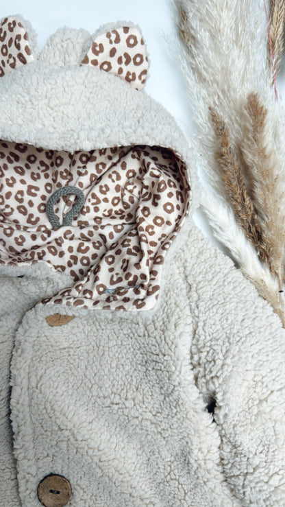 ✨ Kuscheliger Teddy Overall „Leo Love“ – NordkidZ Handmade ✨