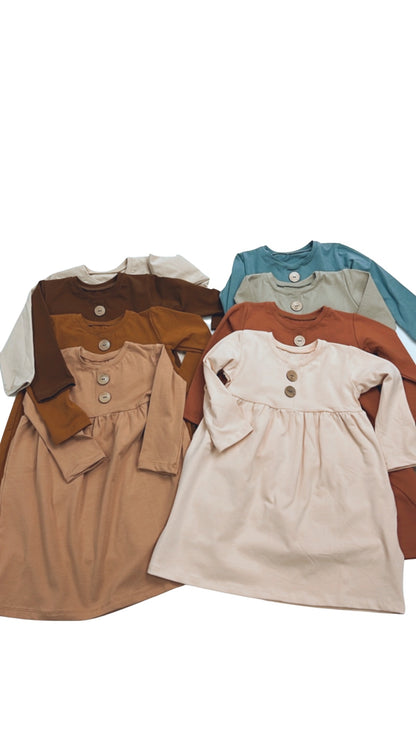 192 Jersey-Kleid - versch. Farben, uni