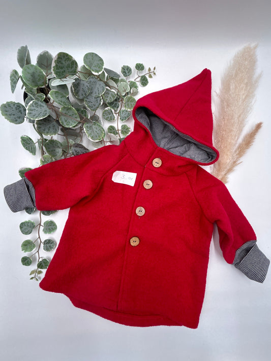 Walkjacke - Rot Gr. 3, 74/80 (3_01)