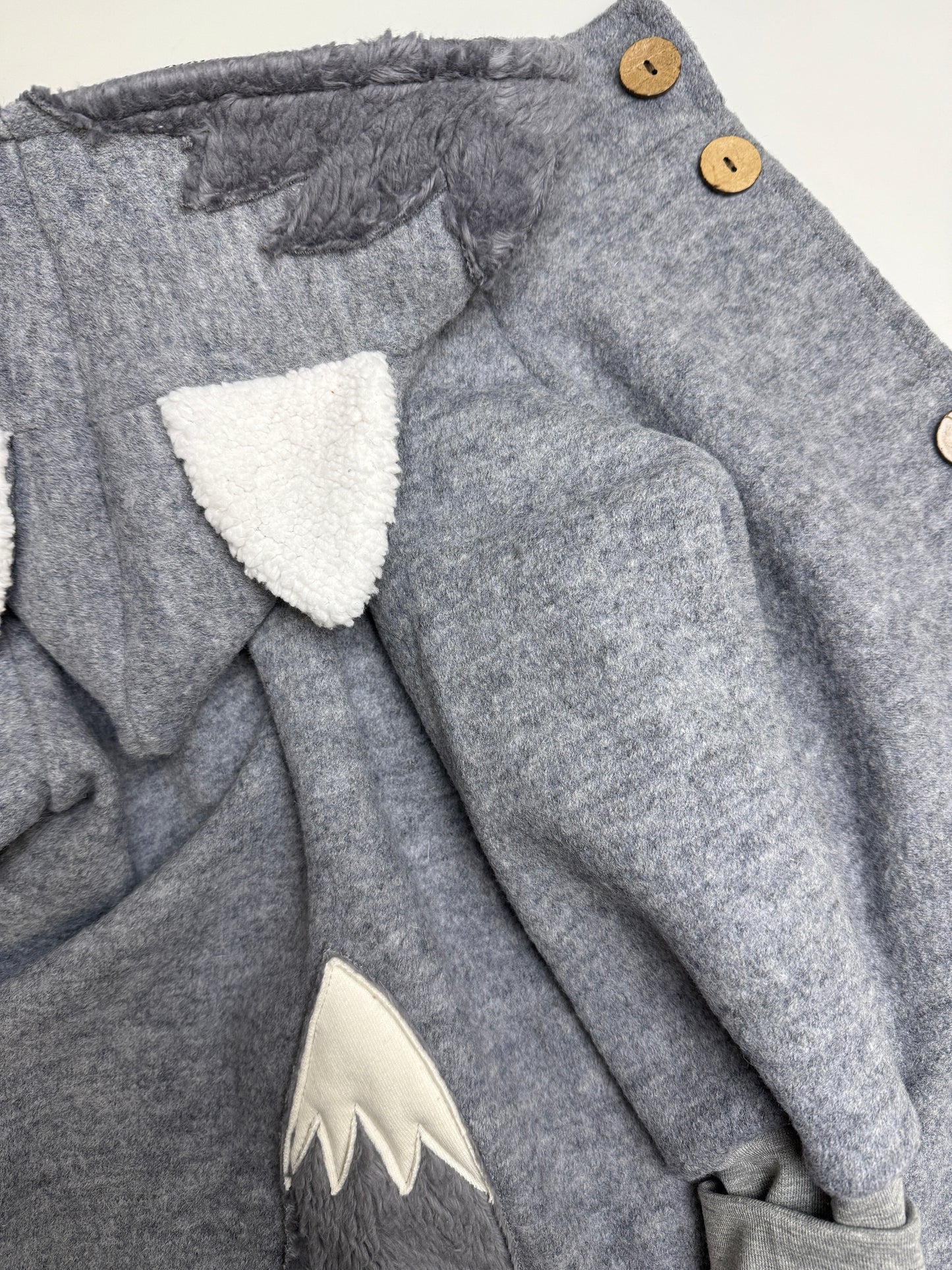 WOLF 🐺 Wolljacke für Kinder – handgemacht, mulesingfreie Schurwolle