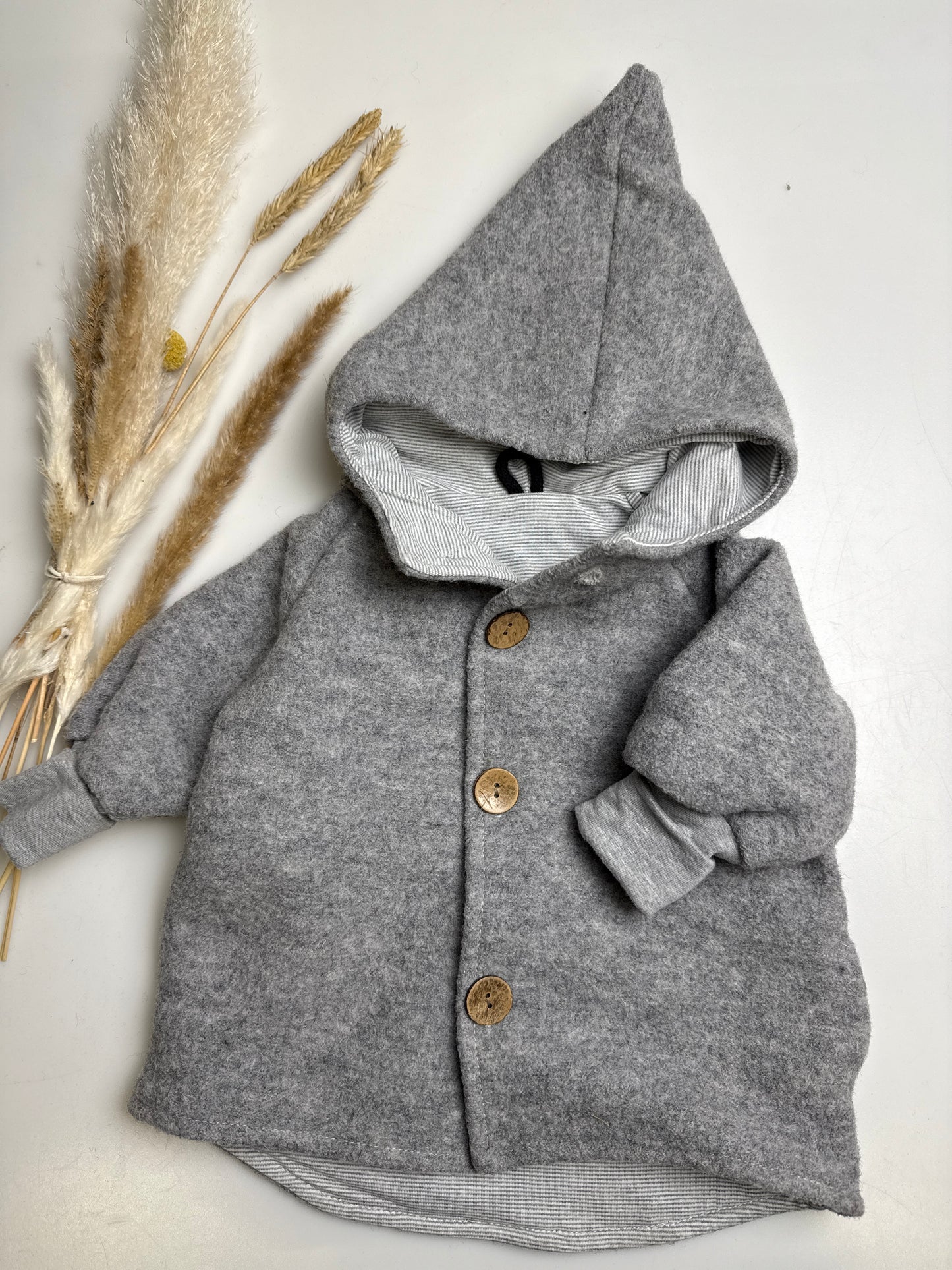 Walkjacke - Gr. 2 - 62/68 STEIN