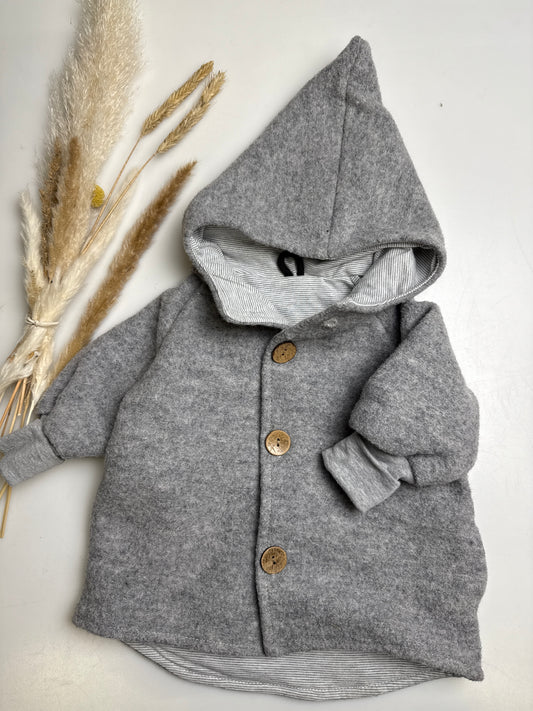 Walkjacke - Gr. 2 - 62/68 STEIN