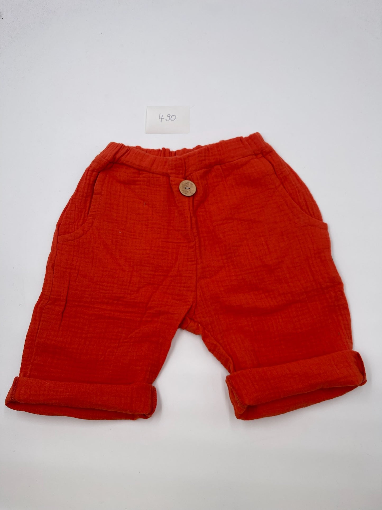 Musselin SHORTS Basic Orange (490)