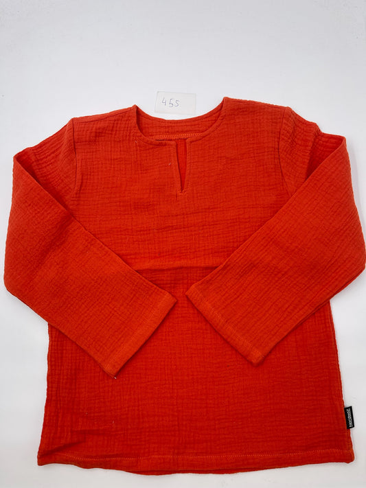 Musselin Langarm-Shirt Orange (455)