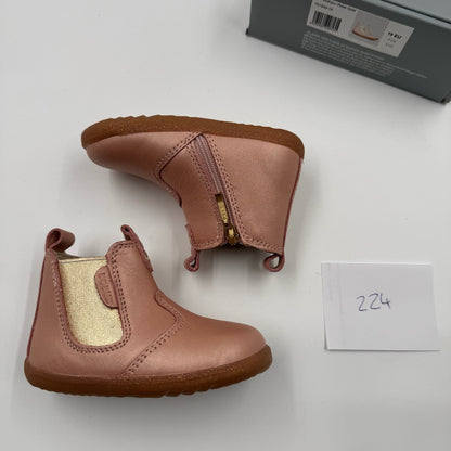 BOBUX Chelsea Boots - Rosé Gold Glitzer (224)