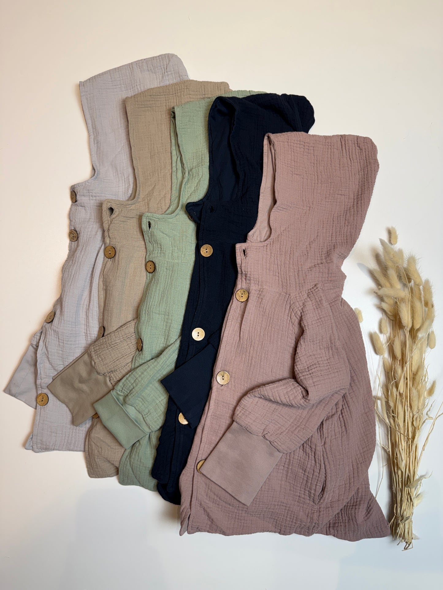 Musselin Jacke – kuschelig gefüttert & wunderbar bequem 🤍