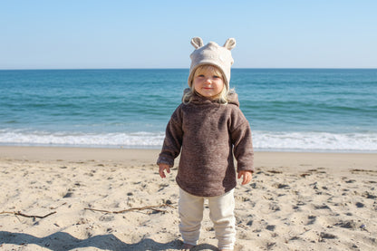 Kuschelige Reh Fleece-Mütze für Kinder