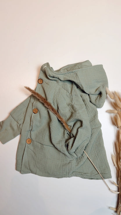 Musselin Jacke – kuschelig gefüttert & wunderbar bequem 🤍