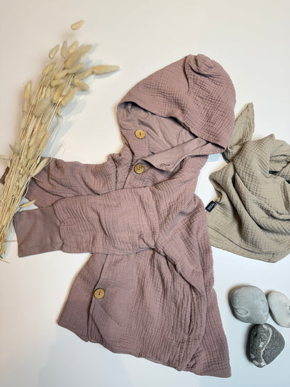 Musselin Jacke – kuschelig gefüttert & wunderbar bequem 🤍