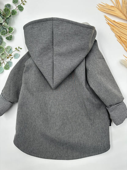 Softshelljacke - Grau melange