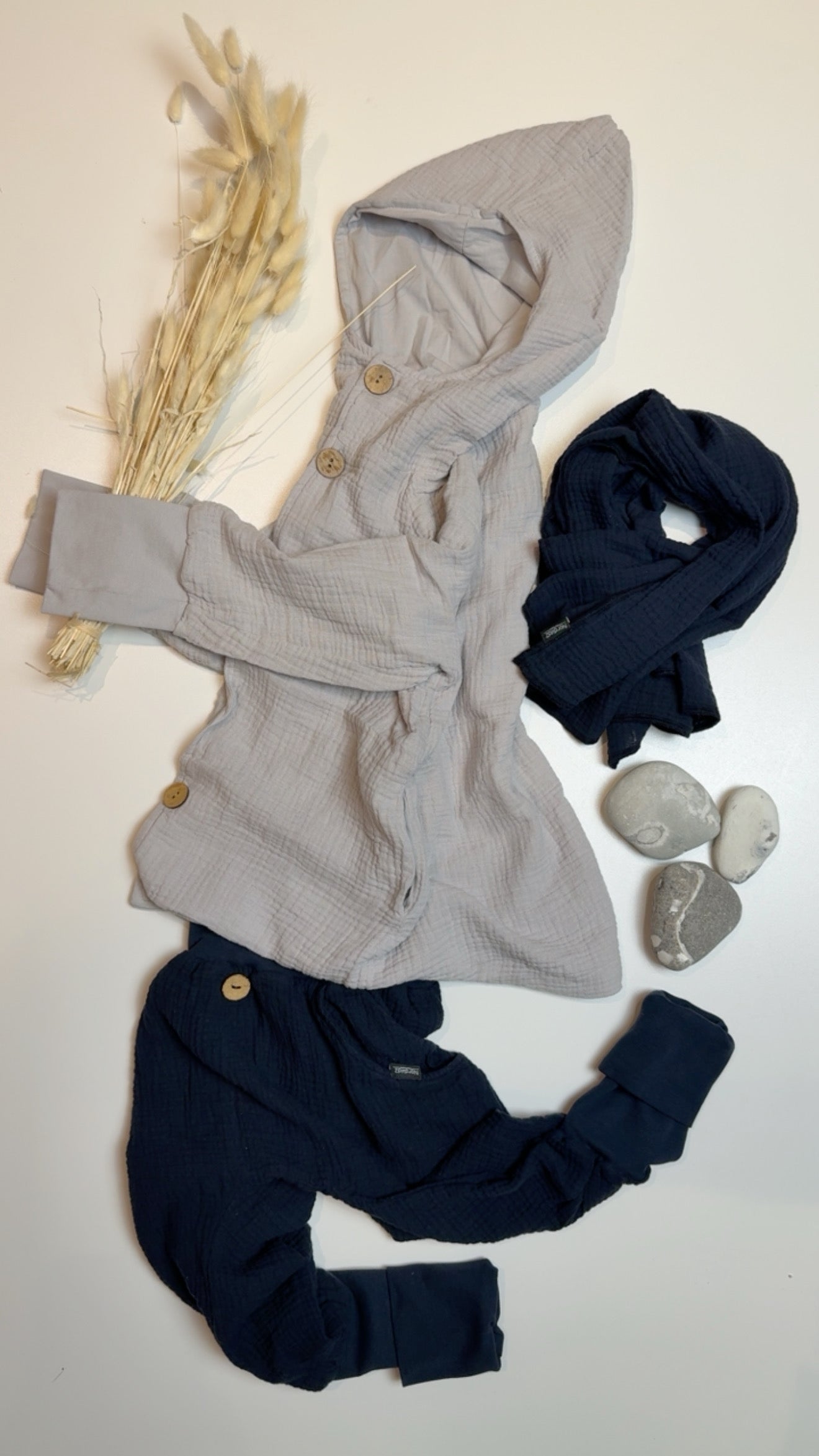 Musselin Jacke – kuschelig gefüttert & wunderbar bequem 🤍