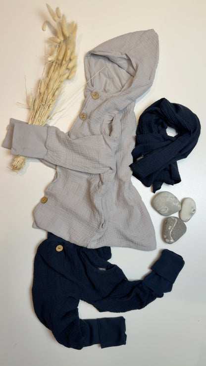 Musselin Jacke – kuschelig gefüttert & wunderbar bequem 🤍